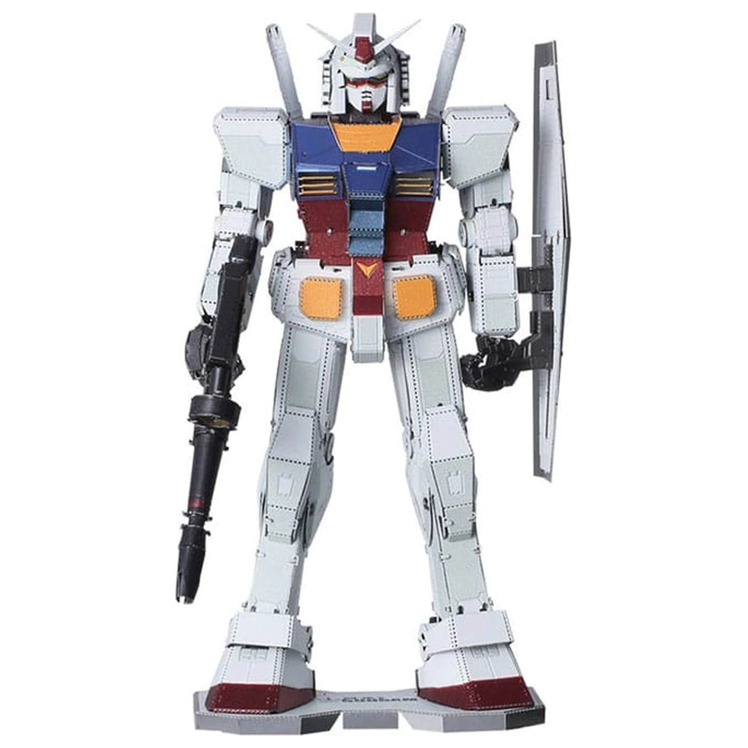 Mobile Suit Gundam Metallic Nano Puzzle set de constructie RX-78-2 12 cm poza produsului