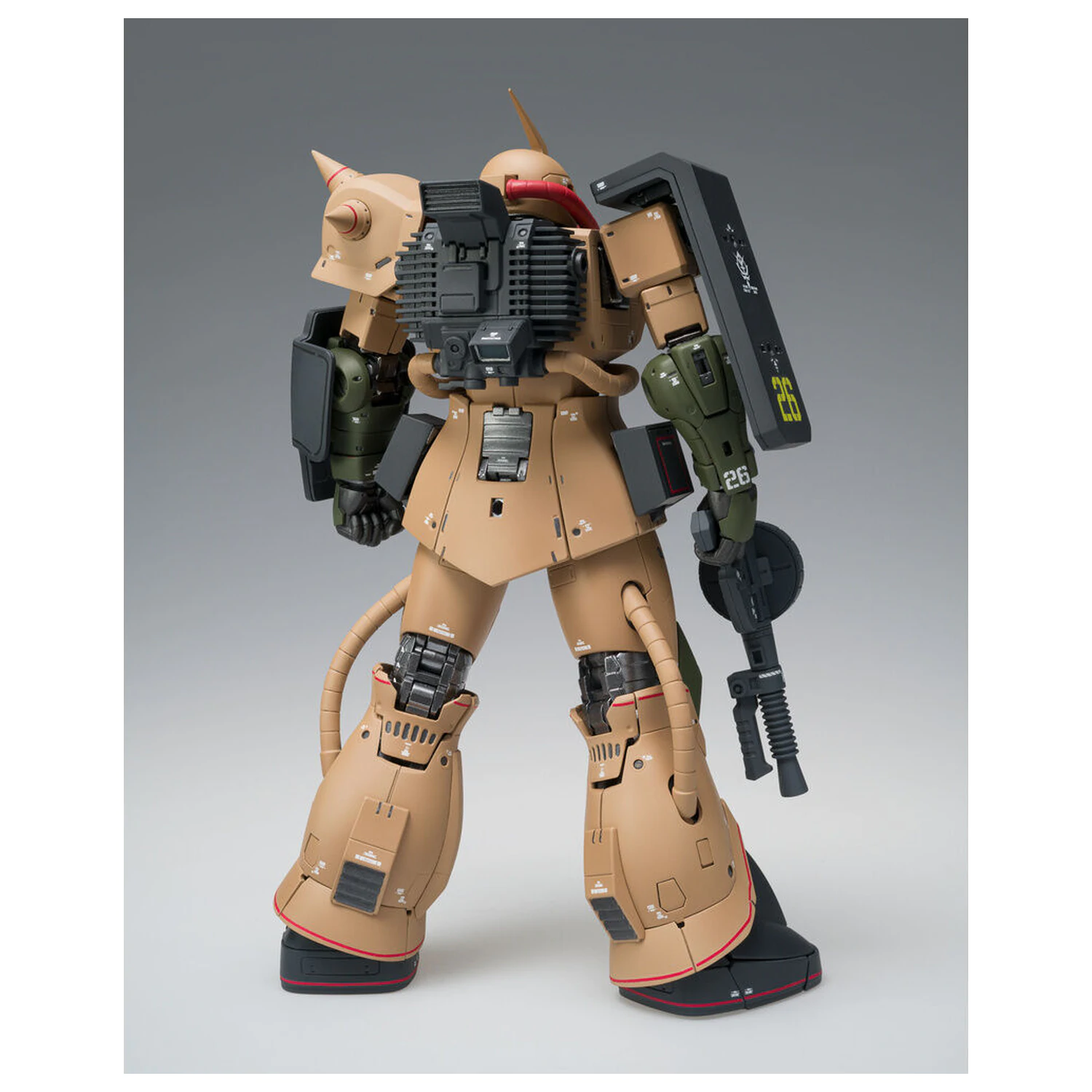 Mobile Suit Gundam MSV Gundam Fix Figuration Metal Composite MS 06D Zaku Desert Type figurina 18cm poza produsului