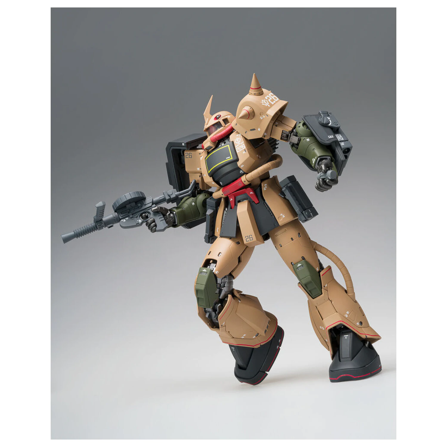 Mobile Suit Gundam MSV Gundam Fix Figuration Metal Composite MS 06D Zaku Desert Type figurina 18cm poza produsului