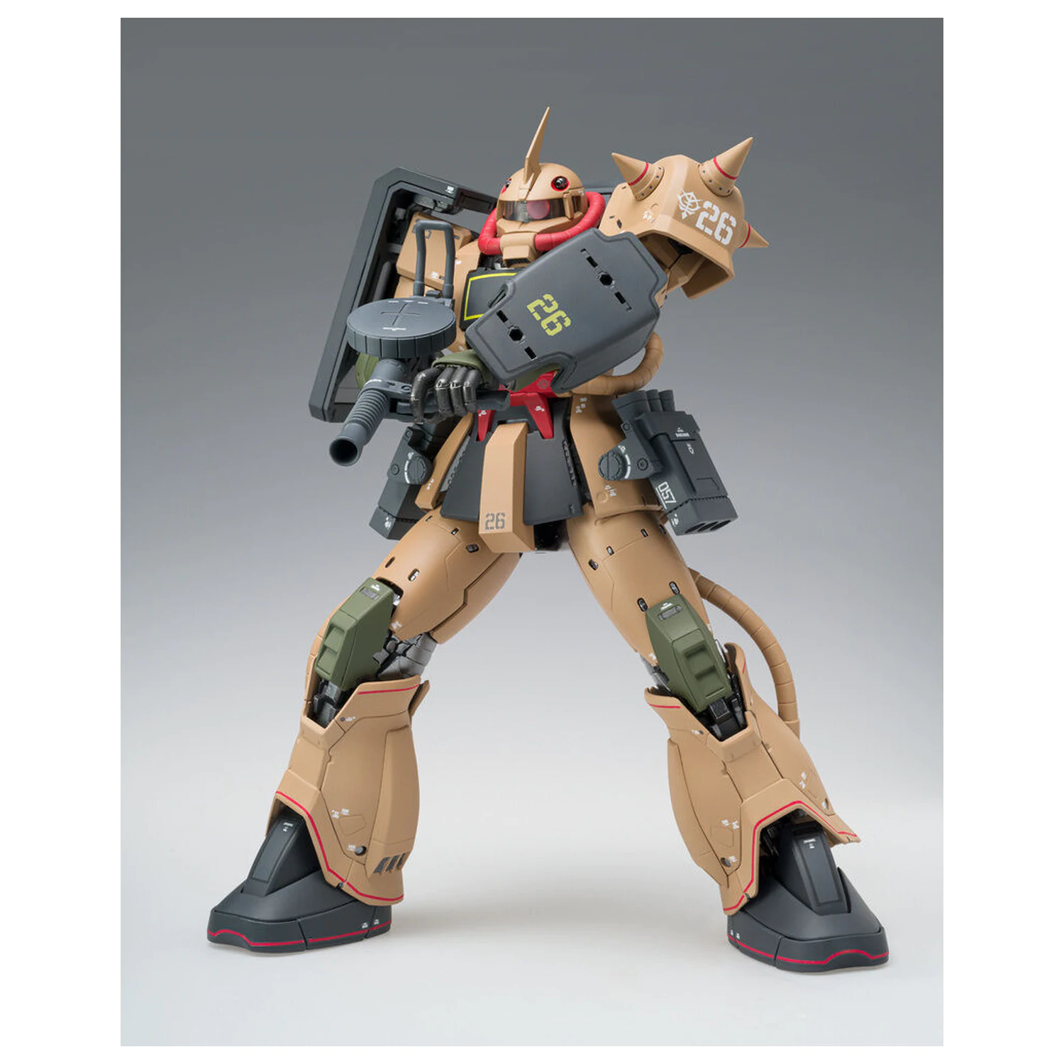 Mobile Suit Gundam MSV Gundam Fix Figuration Metal Composite MS 06D Zaku Desert Type figurina 18cm poza produsului