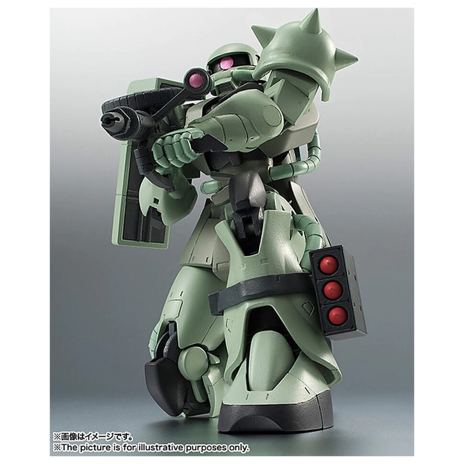 Figurina Mobile Suit Gundam Robot Spirits MS 06 Zaku ver ANIME Reissue 12,5 cm poza produsului