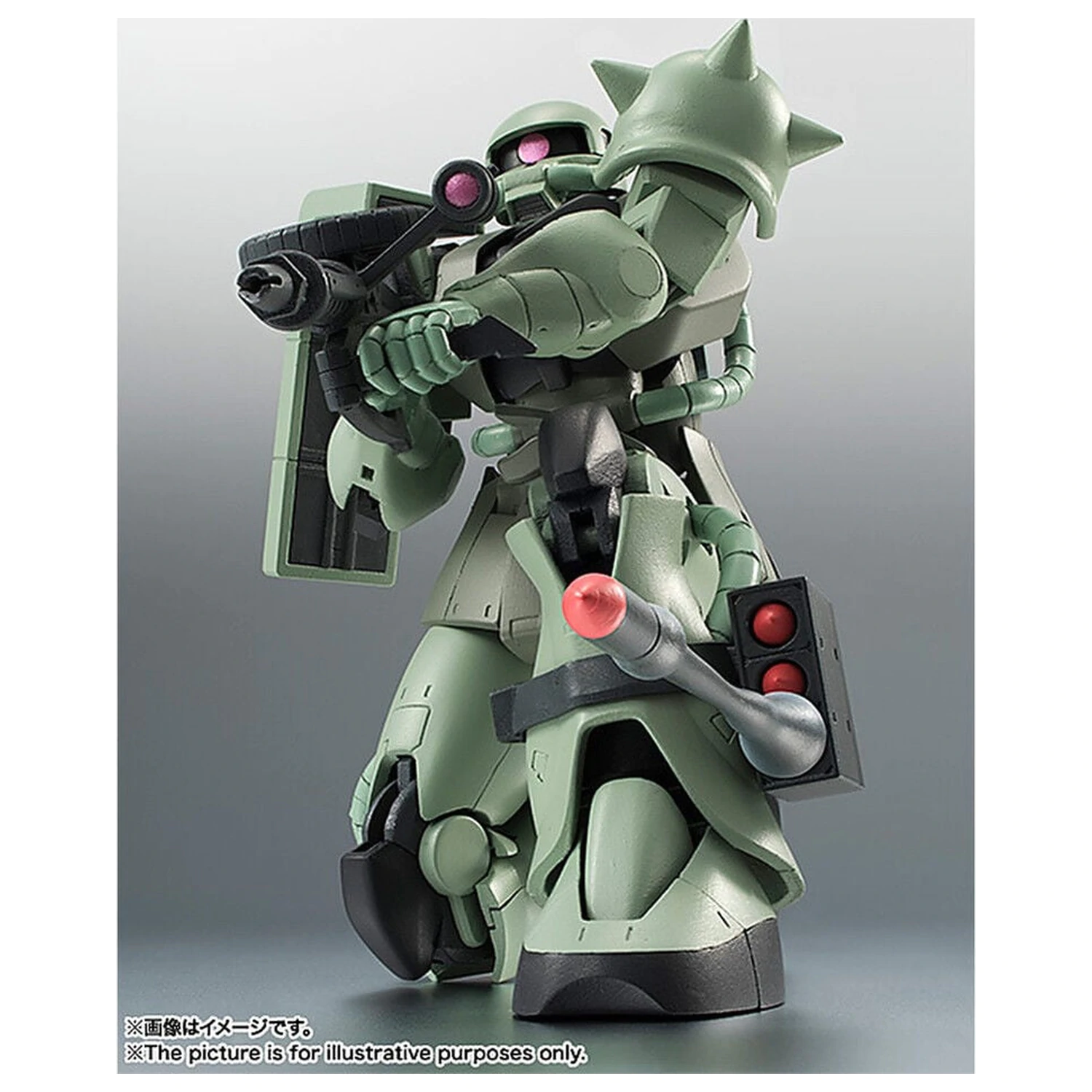 Figurina Mobile Suit Gundam Robot Spirits MS 06 Zaku ver ANIME Reissue 12,5 cm poza produsului