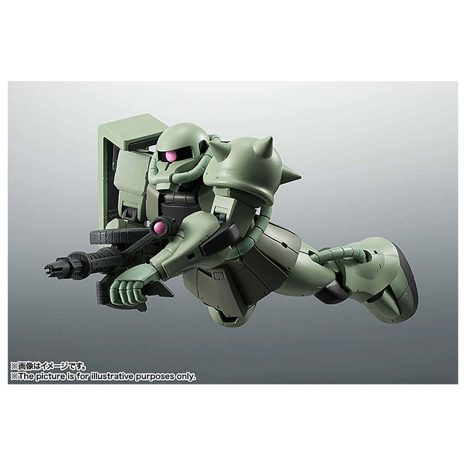 Figurina Mobile Suit Gundam Robot Spirits MS 06 Zaku ver ANIME Reissue 12,5 cm poza produsului