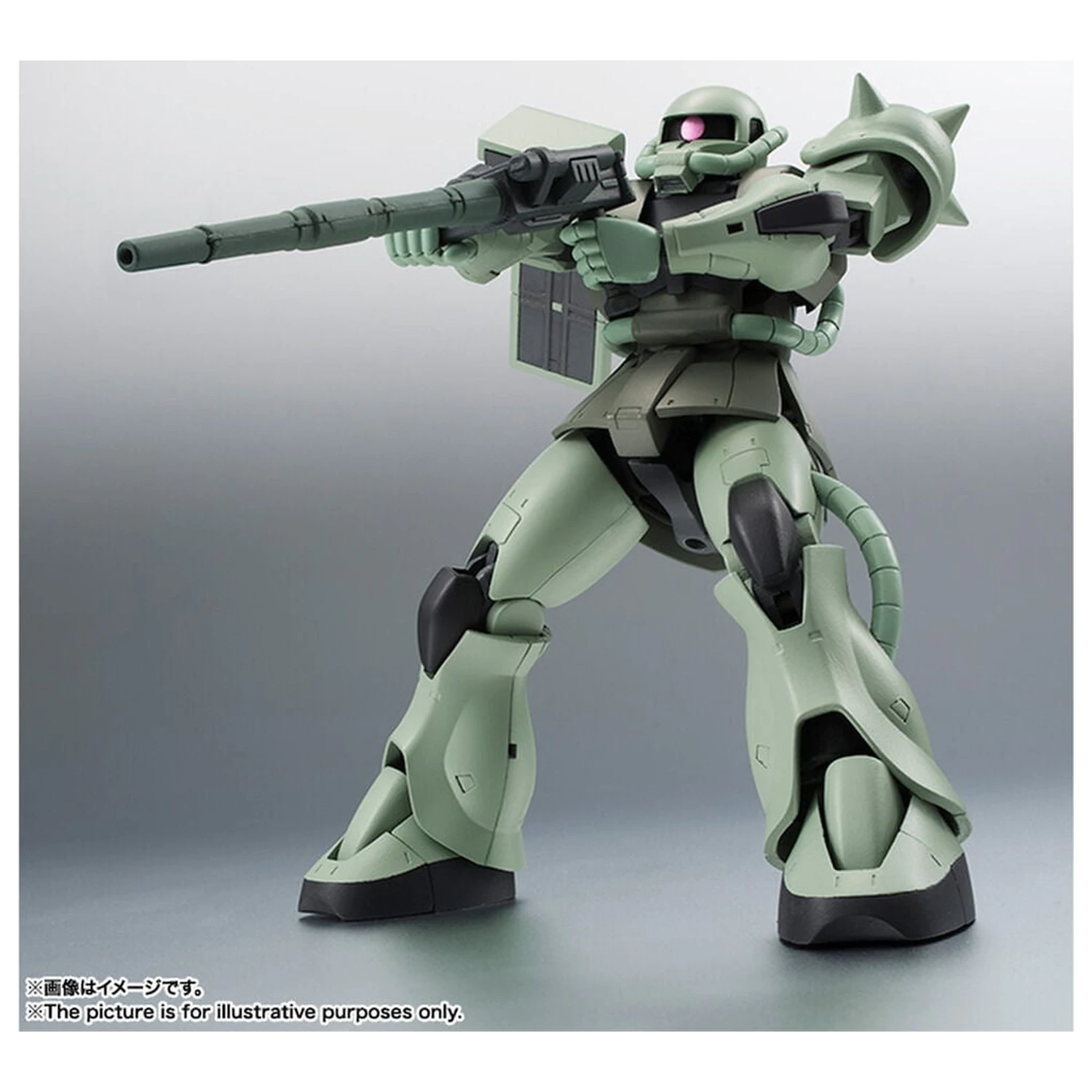 Figurina Mobile Suit Gundam Robot Spirits MS 06 Zaku ver ANIME Reissue 12,5 cm poza produsului