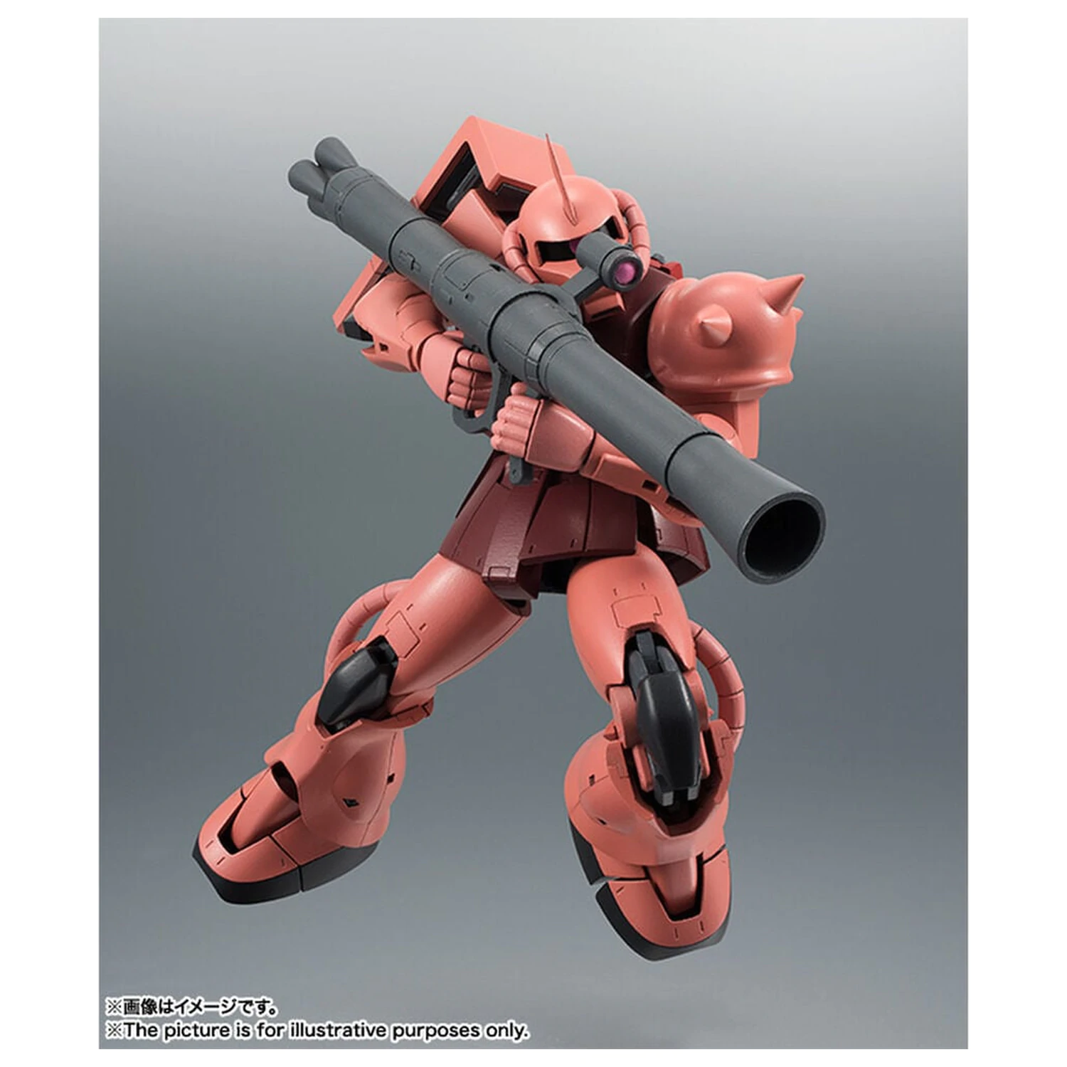 Figurina Mobile Suit Gundam Robot Spirits MS 06S Chars Zaku ver ANIME Reissue 12,5 cm poza produsului