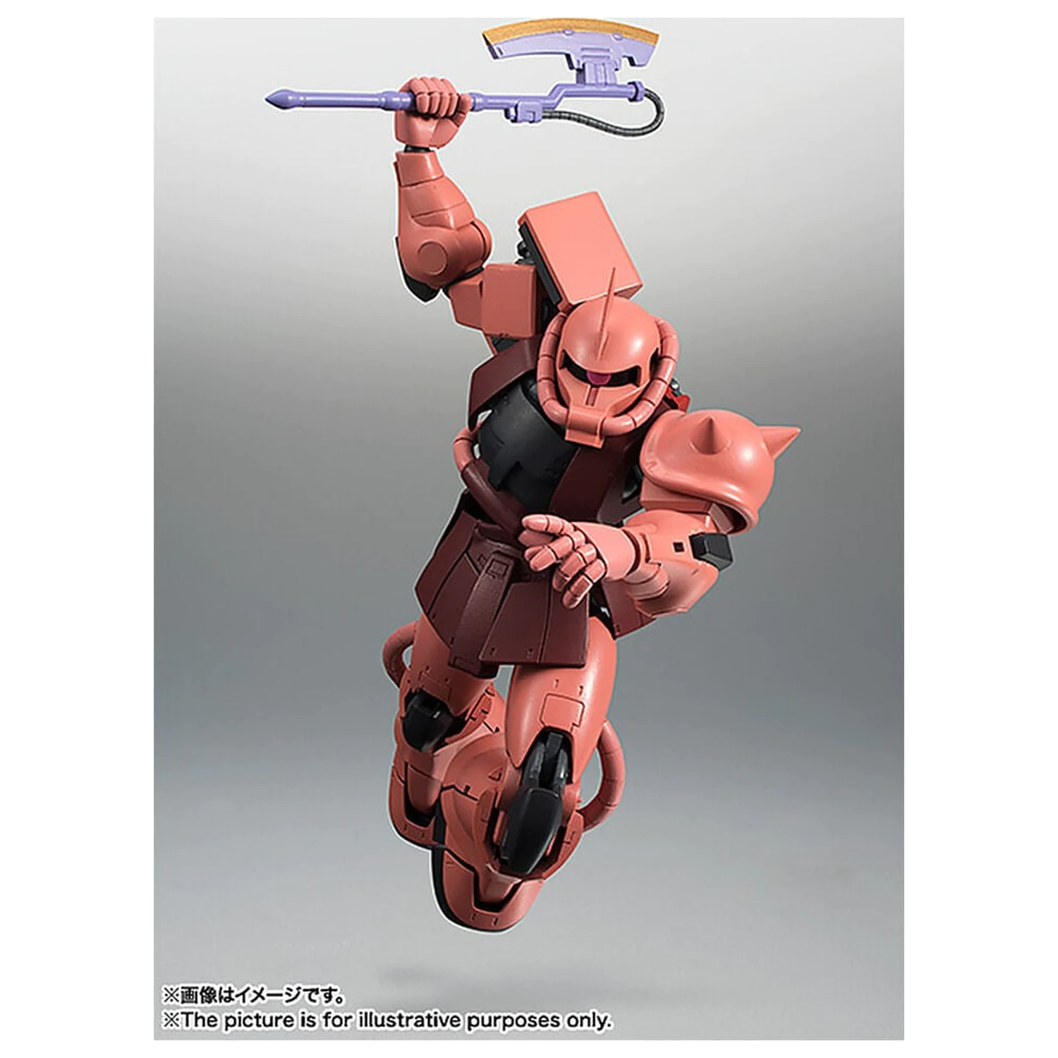 Figurina Mobile Suit Gundam Robot Spirits MS 06S Chars Zaku ver ANIME Reissue 12,5 cm poza produsului