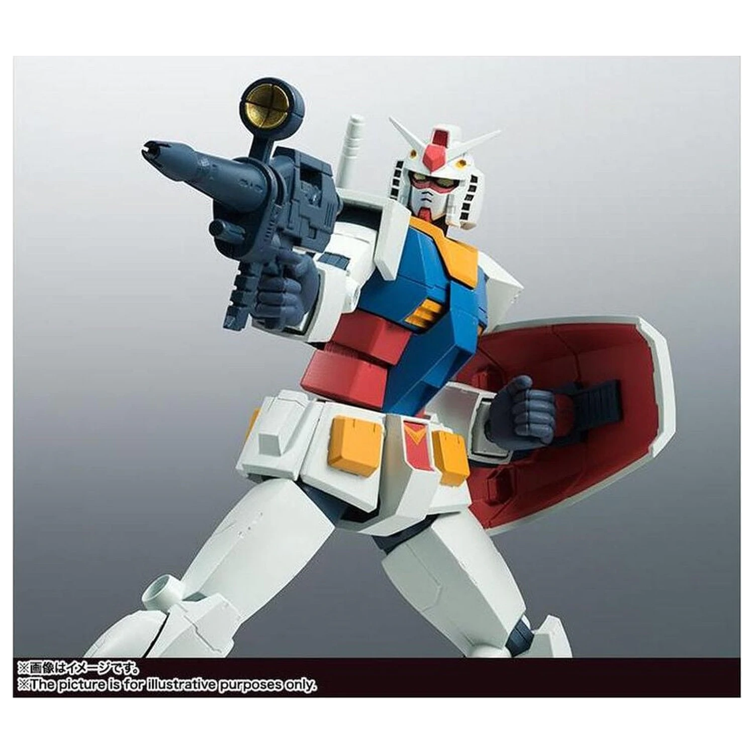Figura Mobile Suit Gundam Robot Spirits RX 78 2 Gundam ver ANIME Reissue 12,5 cm poza produsului