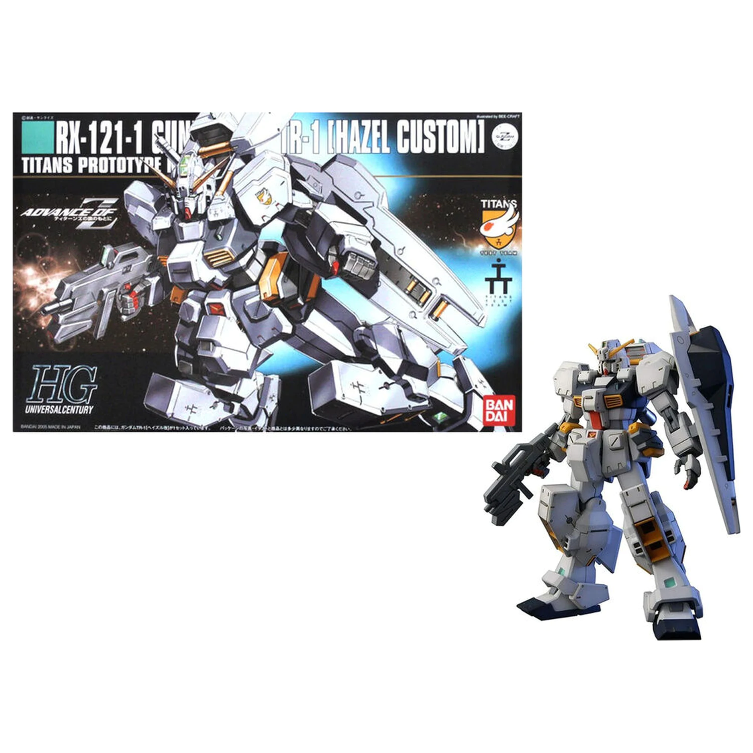 Mobile Suit Gundam RX121-1 Gundam 1/144 TR-1 Hazel Kai kit model figurina poza produsului