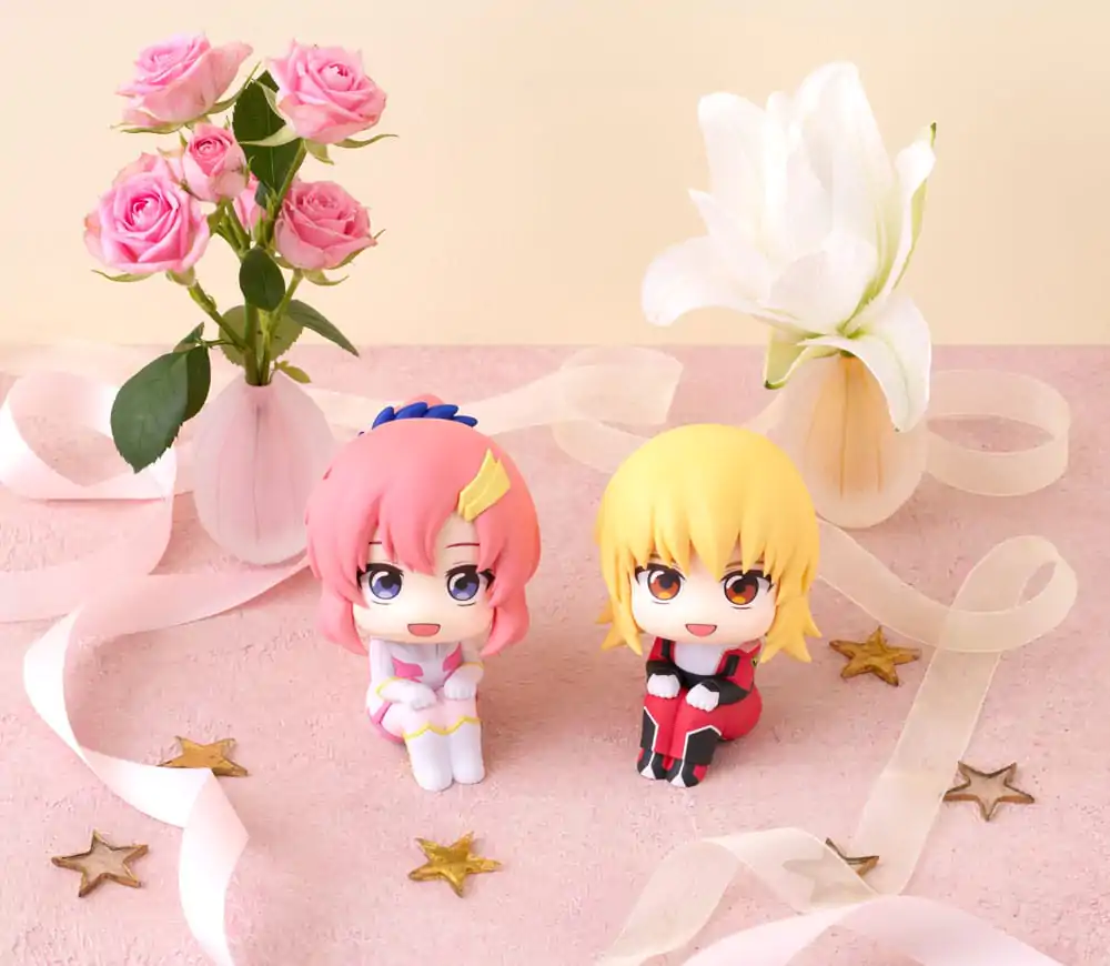 Mobile Suit Gundam Seed Freedom Look Up PVC Statuie Lacus Clyne & Cagalli Yula Athha (cu cadou) 11 cm poza produsului