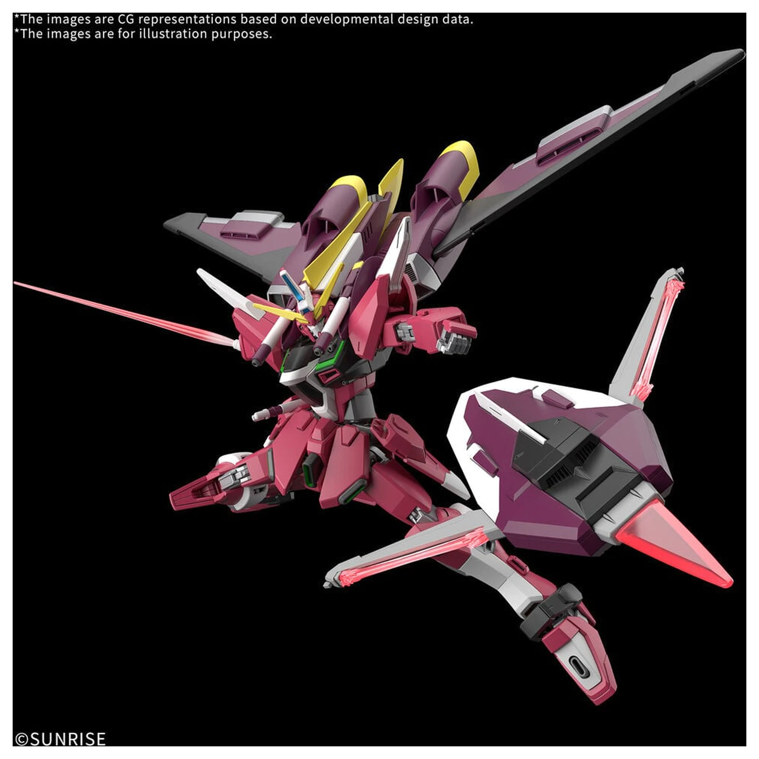 Mobile Suit Gundam Seed Freedom Zero Infinite Justice Gundam Unit de Booster HG Macheta Scara 1/144 Figura poza produsului