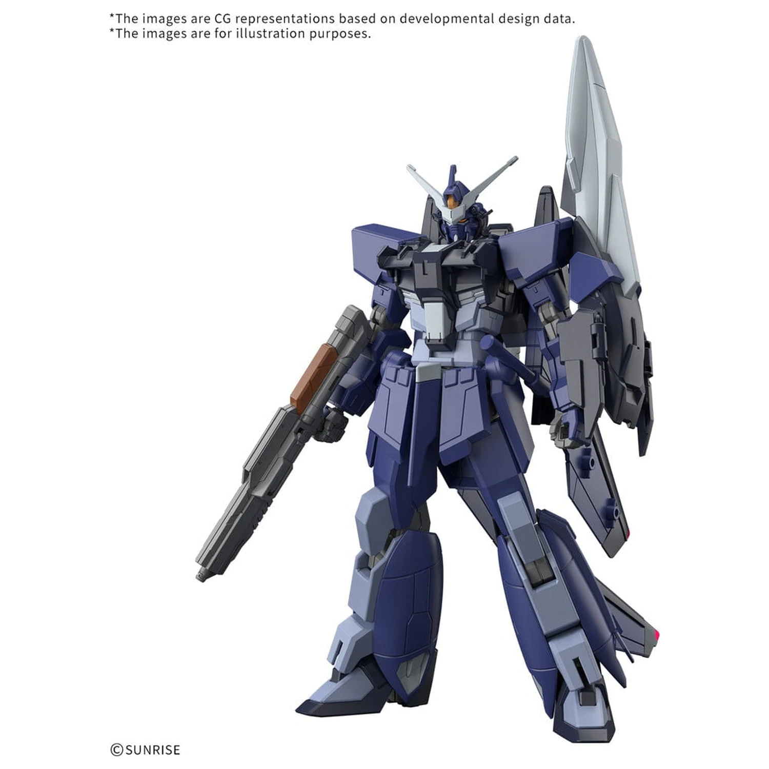 Figura macheta plastic Mobile Suit Gundam Seed Freedom Zero Murasame Kai Early Production Type HG Scara 1/144 poza produsului