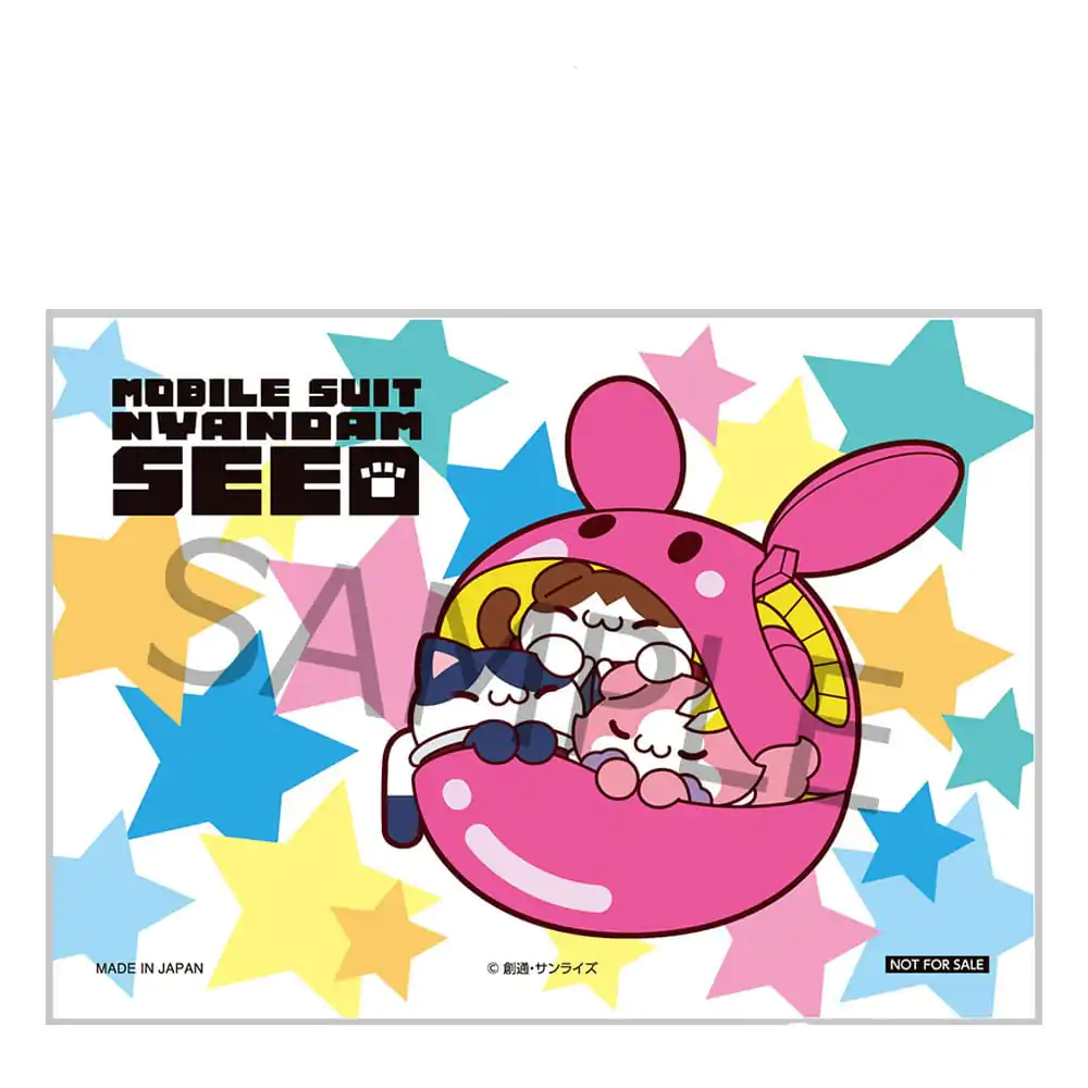 Figurine de schimb Mobile Suit Gundam SEED Mega Cat Project Nyanto! The Big Cat Nyandam SEED Series Set 10 cm (Cu cadou) poza produsului