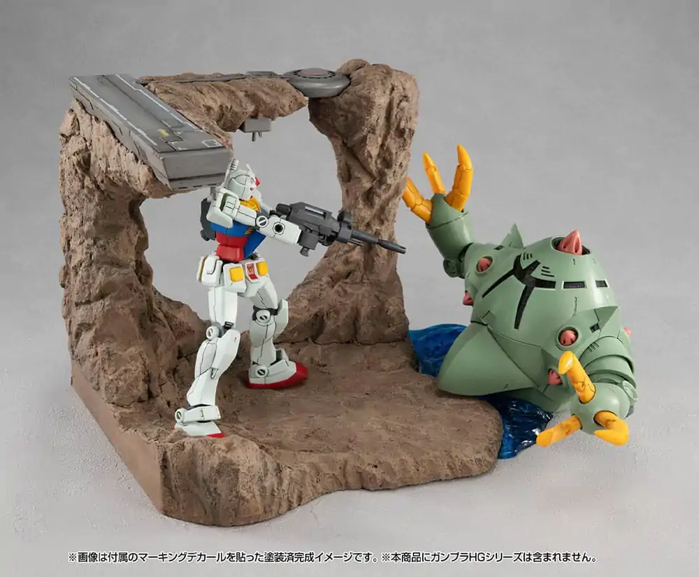 Mobile Suit Gundam SEED RM Series Realistic Model Series Diorama 1/144 G Structure (GS01) Tragedy in Jaburo Material Color Edition 16 cm poza produsului