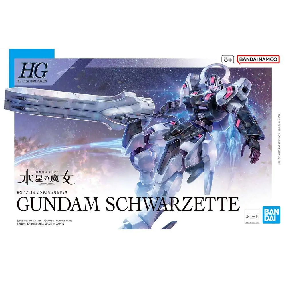 Mobile Suit Gundam: The Witch from Mercury Gundam Schwarzette figurina poza produsului
