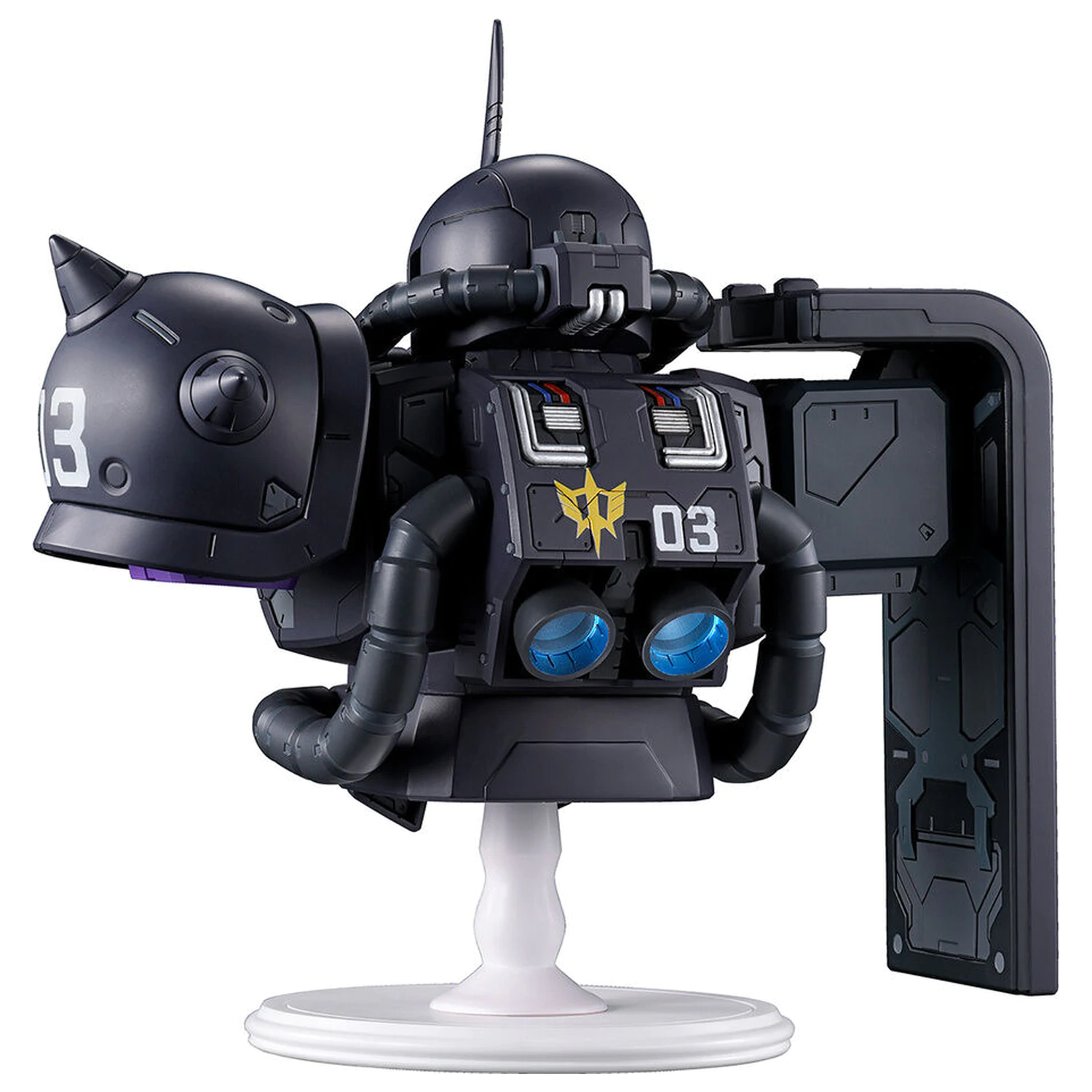 Mobile Suit Gundam Universal Century Saga Interlude Zaku II Black Tri-Stars Ichibansho figurina 16cm poza produsului