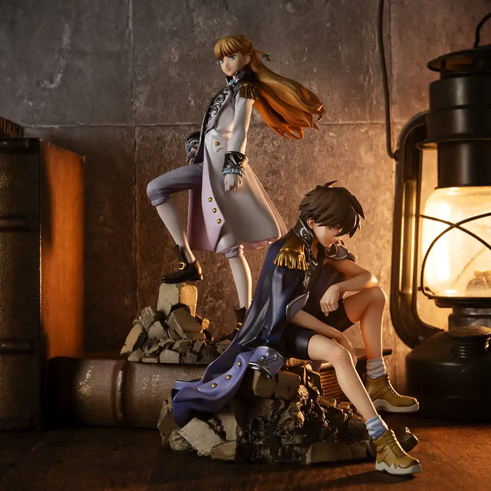 Statuie PVC Mobile Suit Gundam Wing Alpha x Omega 1/8 Heero Yuy & Relena Peacecraft Set 30th Anniversary Repaint Ver. 14 cm poza produsului