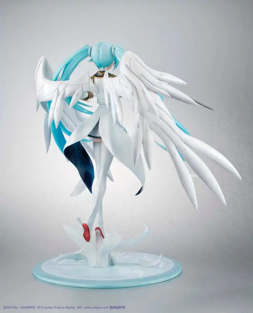 Mobile Suit Gundam x Hatsune Miku Lucrea statueta PVC Hatsune Miku x Wing Gundam Zero EW 45th Anniversary 27 cm poza produsului