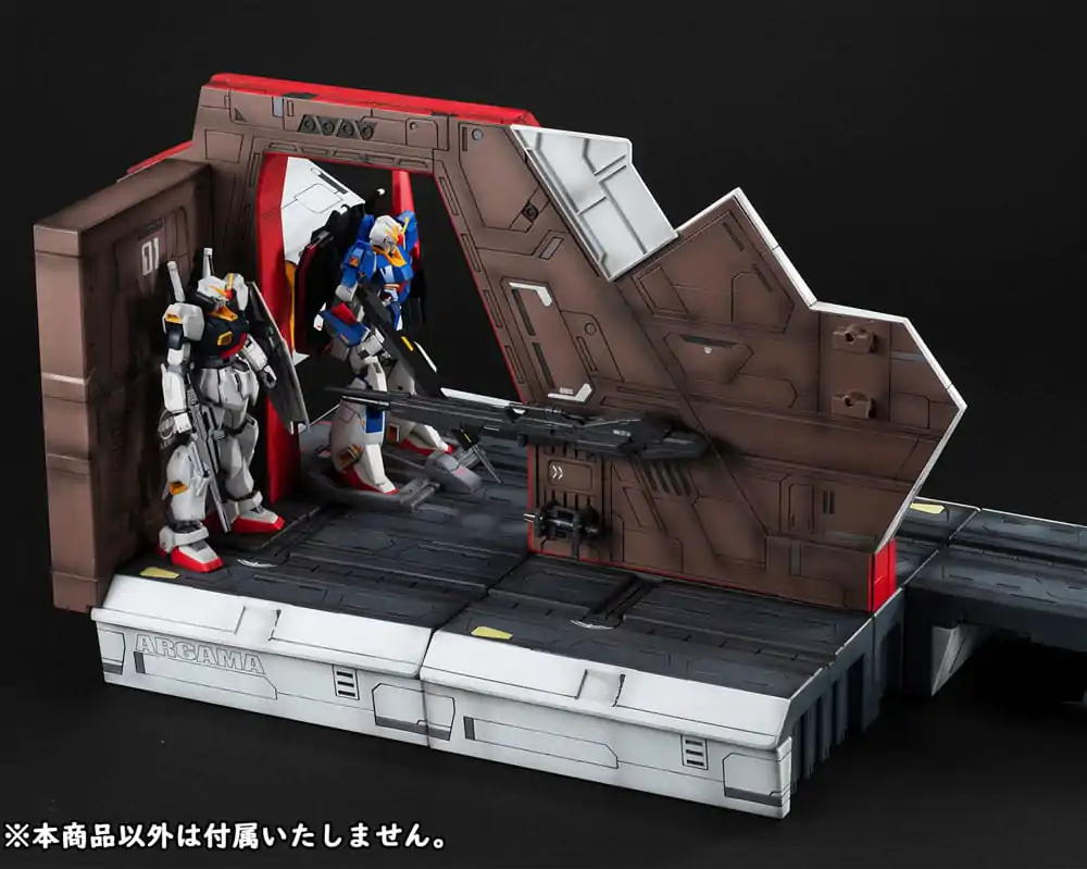 Mobile Suit Z Gundam HG Series Realistic Model Series Diorama 1/144 Nahel Argama punte de catapultare 40th Anniversary Edition 100 cm poza produsului