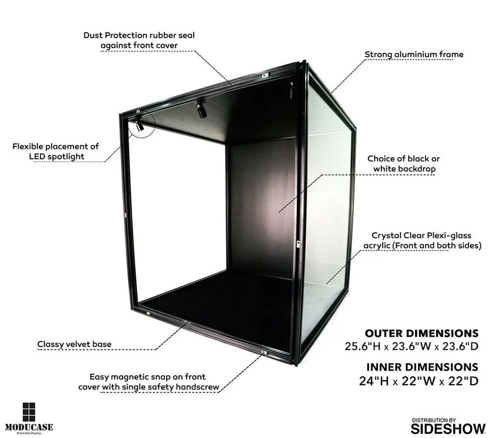 Vitrină acrilică Moducase cu iluminare DF60 poza produsului