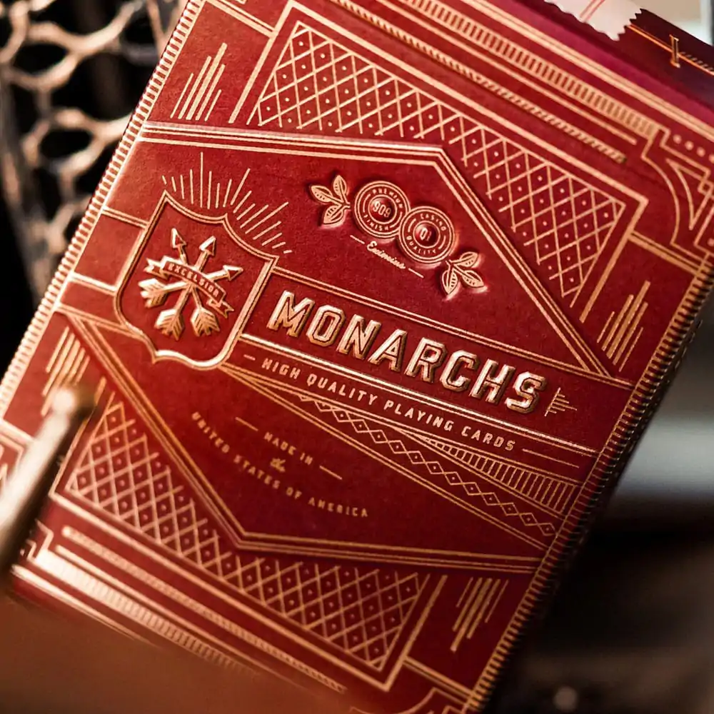 Monarchs Playing Cards Roșu Cărți de Joc poza produsului