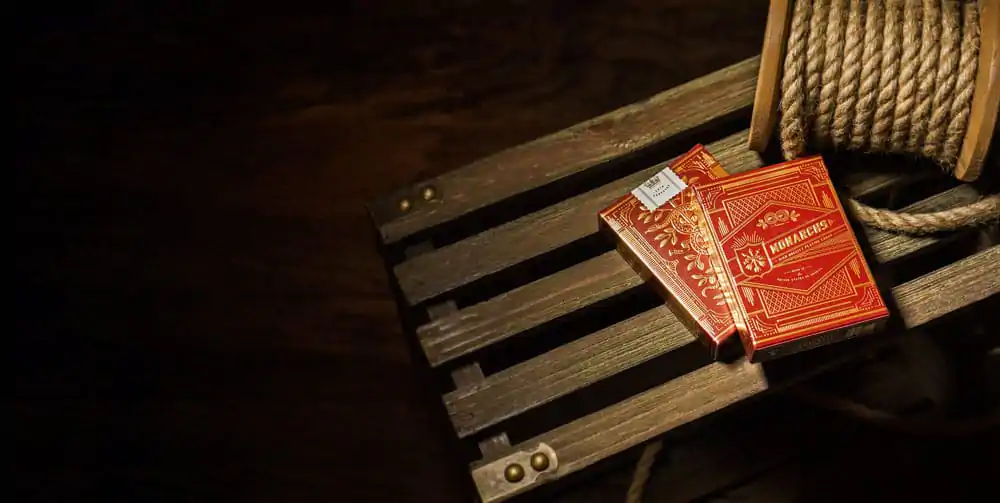 Monarchs Playing Cards Roșu Cărți de Joc poza produsului