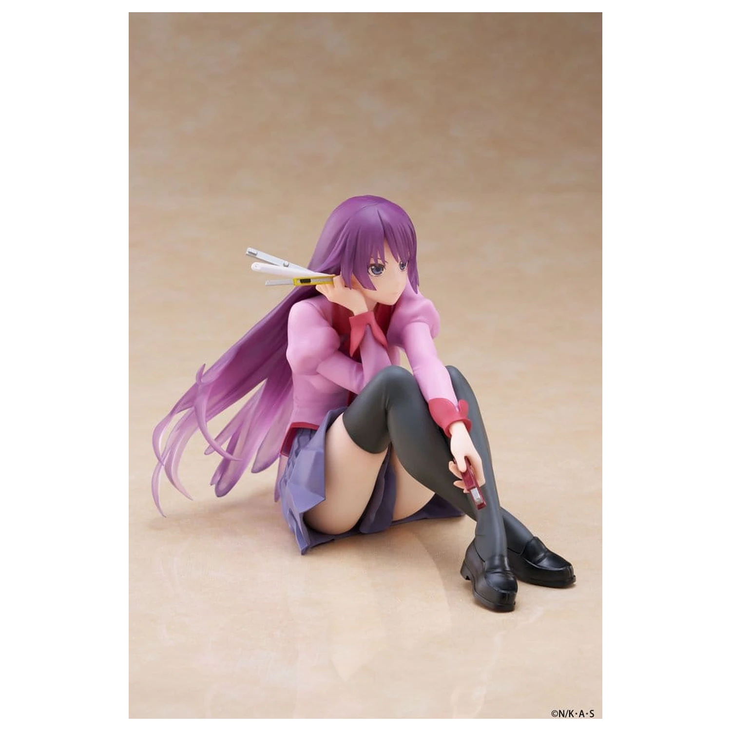 Monogatari PVC Statuie Figurină Drăguță de Birou Hitagi Senjougahara 13 cm poza produsului