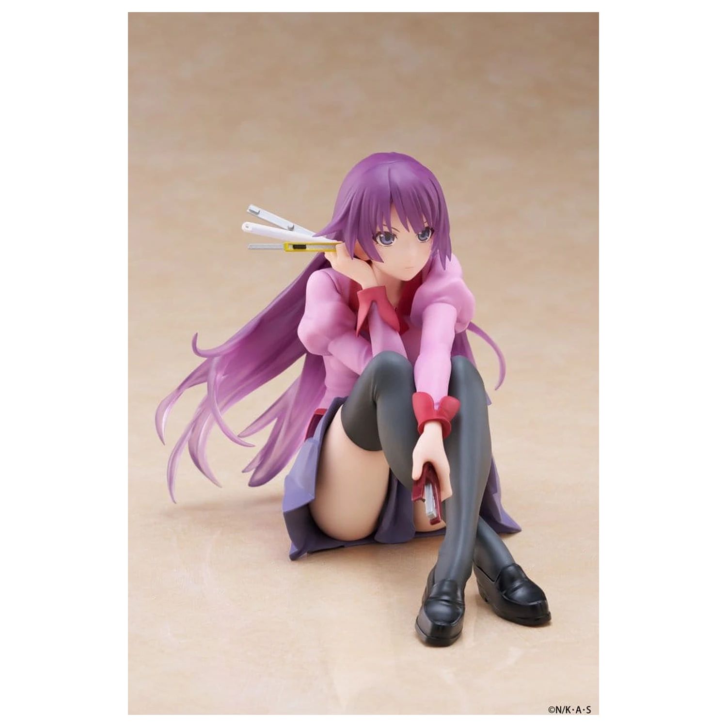 Monogatari PVC Statuie Figurină Drăguță de Birou Hitagi Senjougahara 13 cm poza produsului