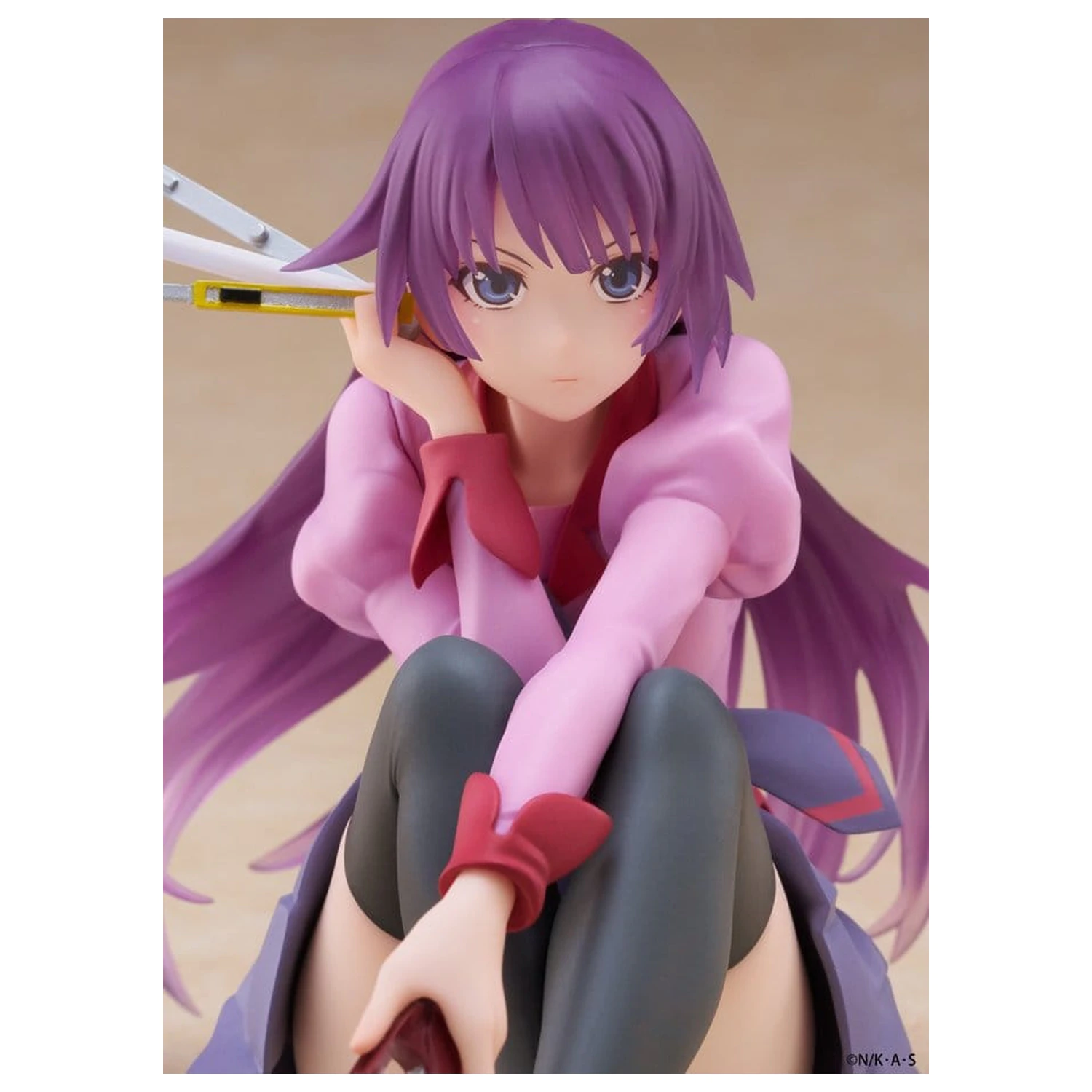 Monogatari PVC Statuie Figurină Drăguță de Birou Hitagi Senjougahara 13 cm poza produsului