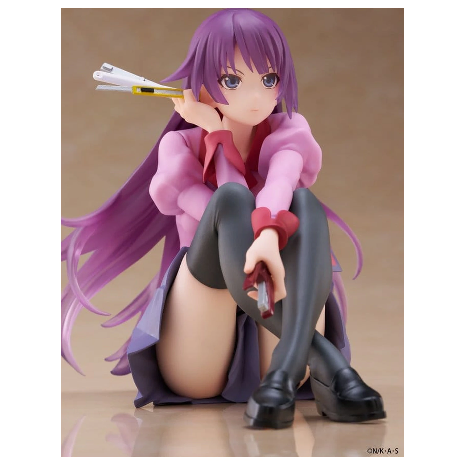 Monogatari PVC Statuie Figurină Drăguță de Birou Hitagi Senjougahara 13 cm poza produsului