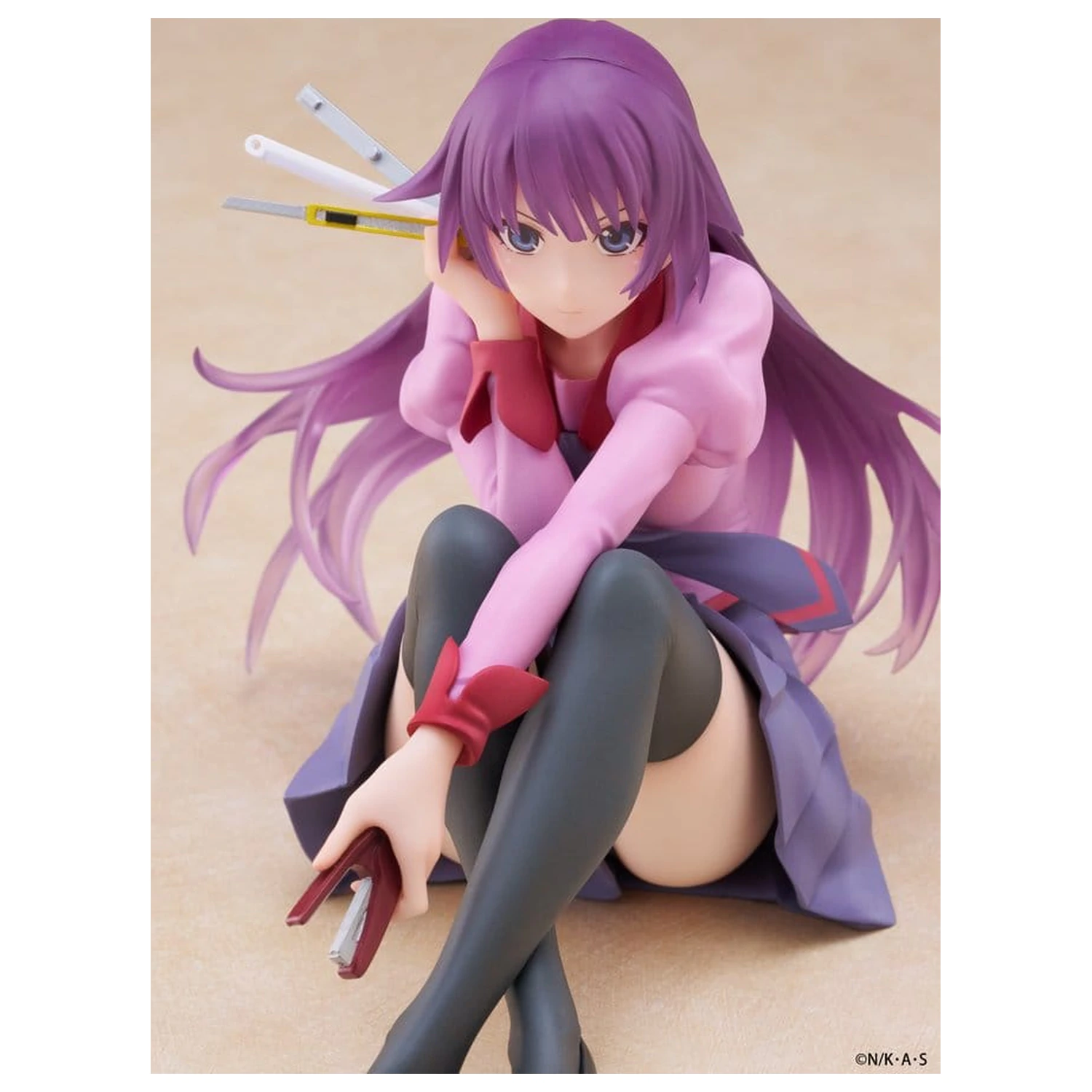 Monogatari PVC Statuie Figurină Drăguță de Birou Hitagi Senjougahara 13 cm poza produsului
