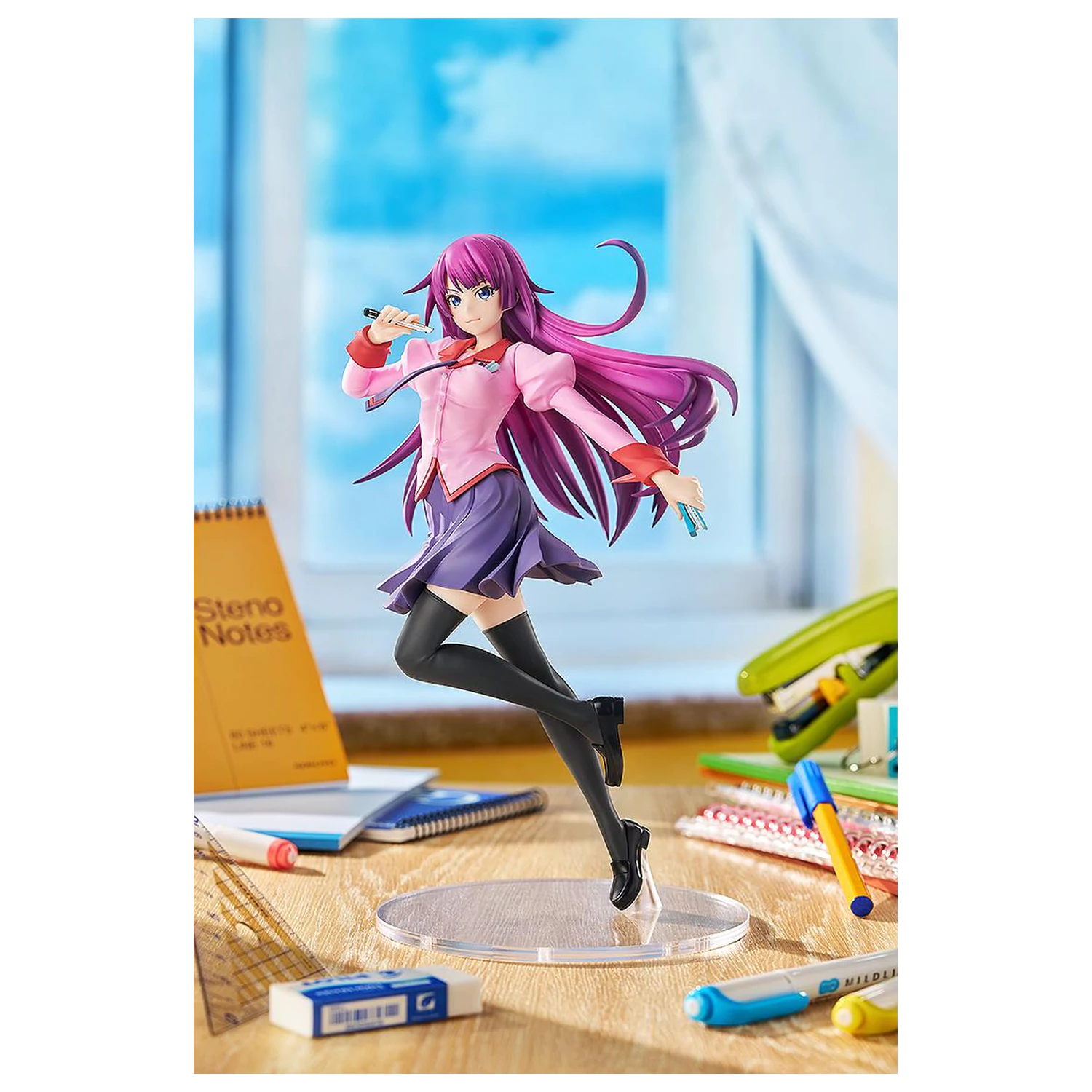 MONOGATARI Hitagi Senjyogahara Pop Up Parade L figurina 23cm poza produsului