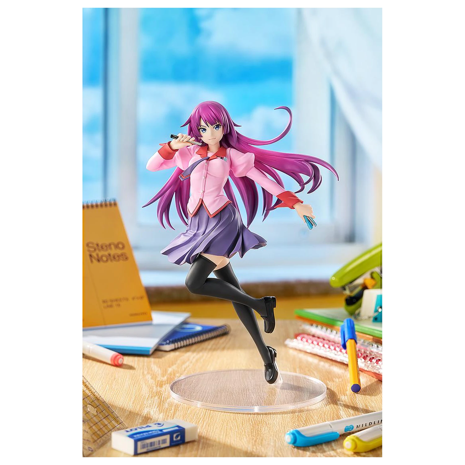 MONOGATARI Hitagi Senjyogahara Pop Up Parade L figurina 23cm poza produsului