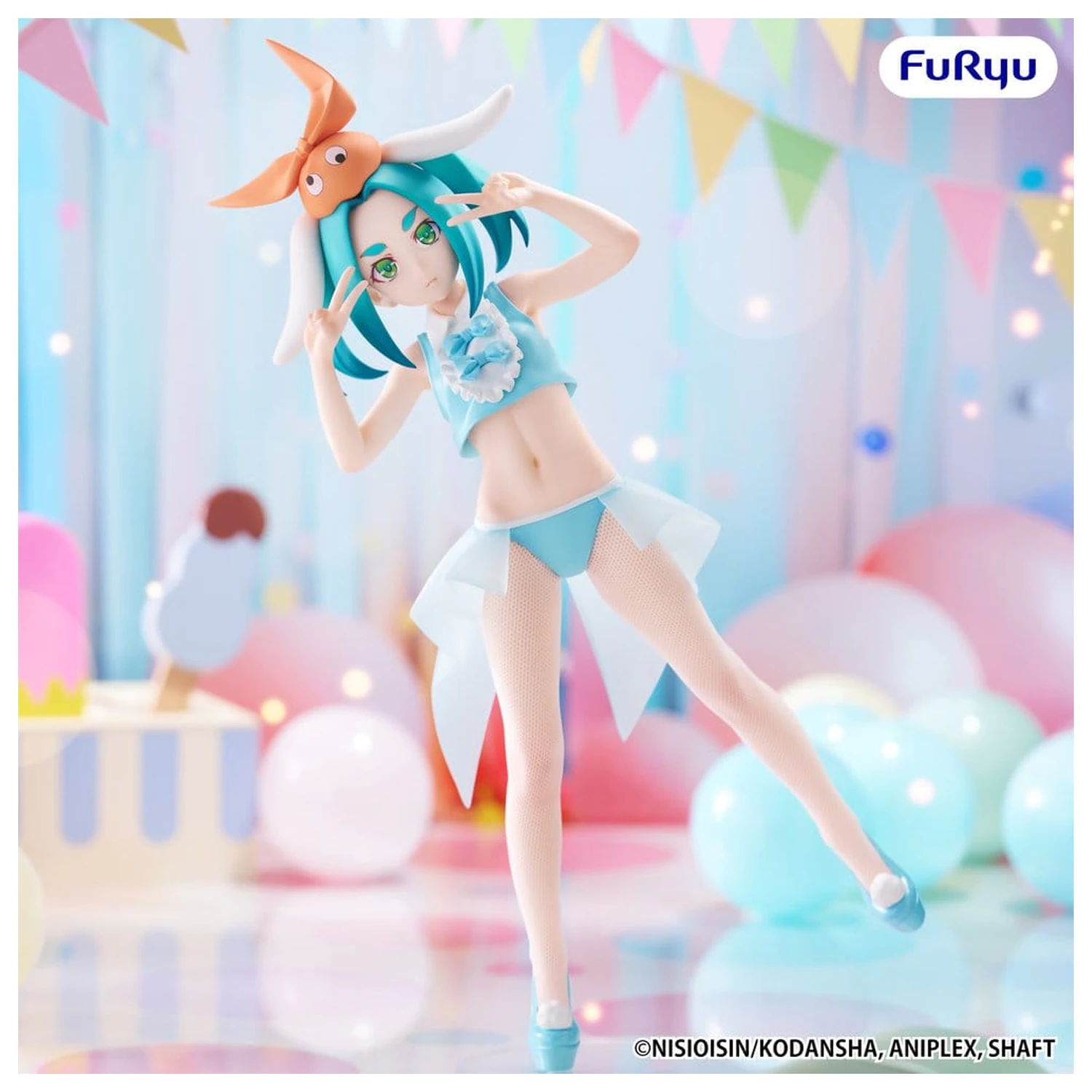 Monogatari Series BiCute Bunnies figura PVC Yotsugi Ononoki 23 cm poza produsului