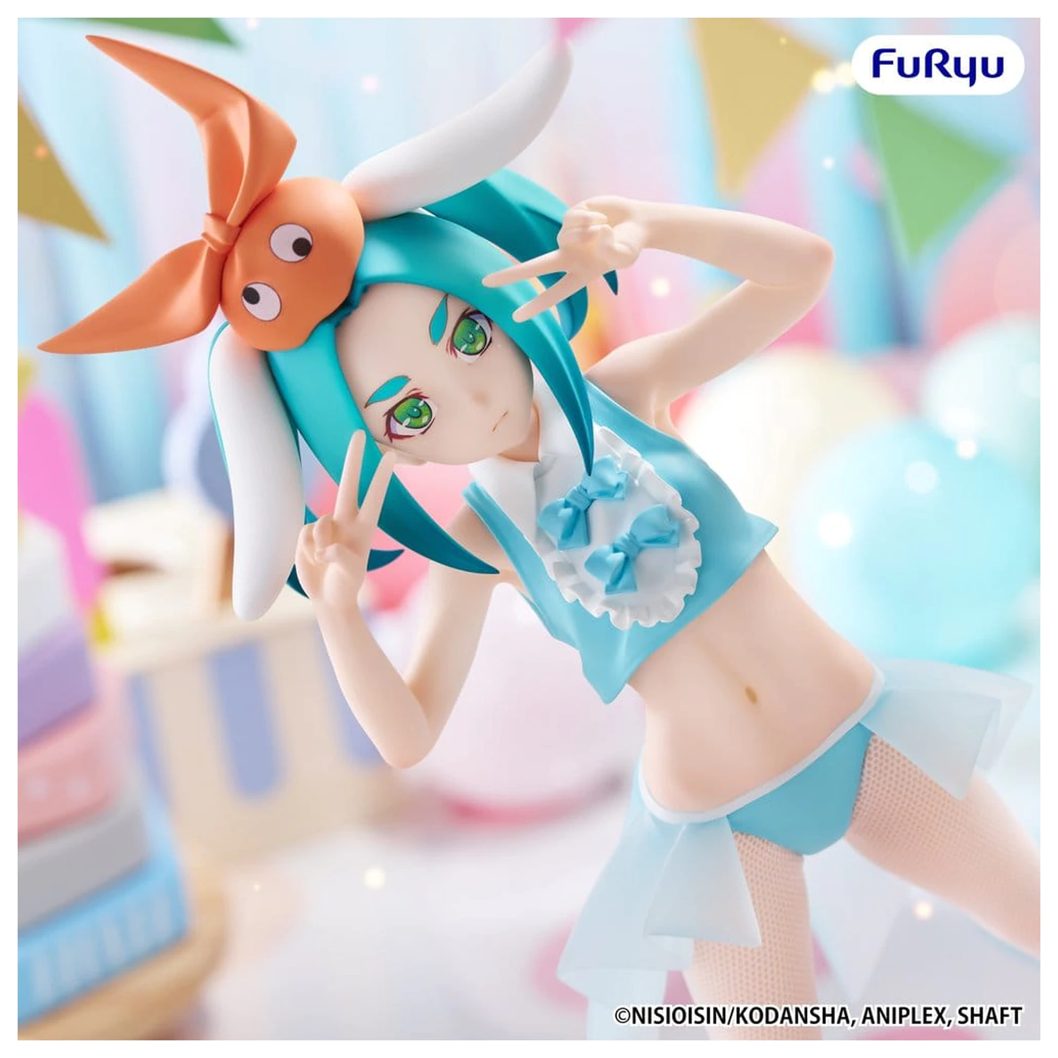 Monogatari Series BiCute Bunnies figura PVC Yotsugi Ononoki 23 cm poza produsului