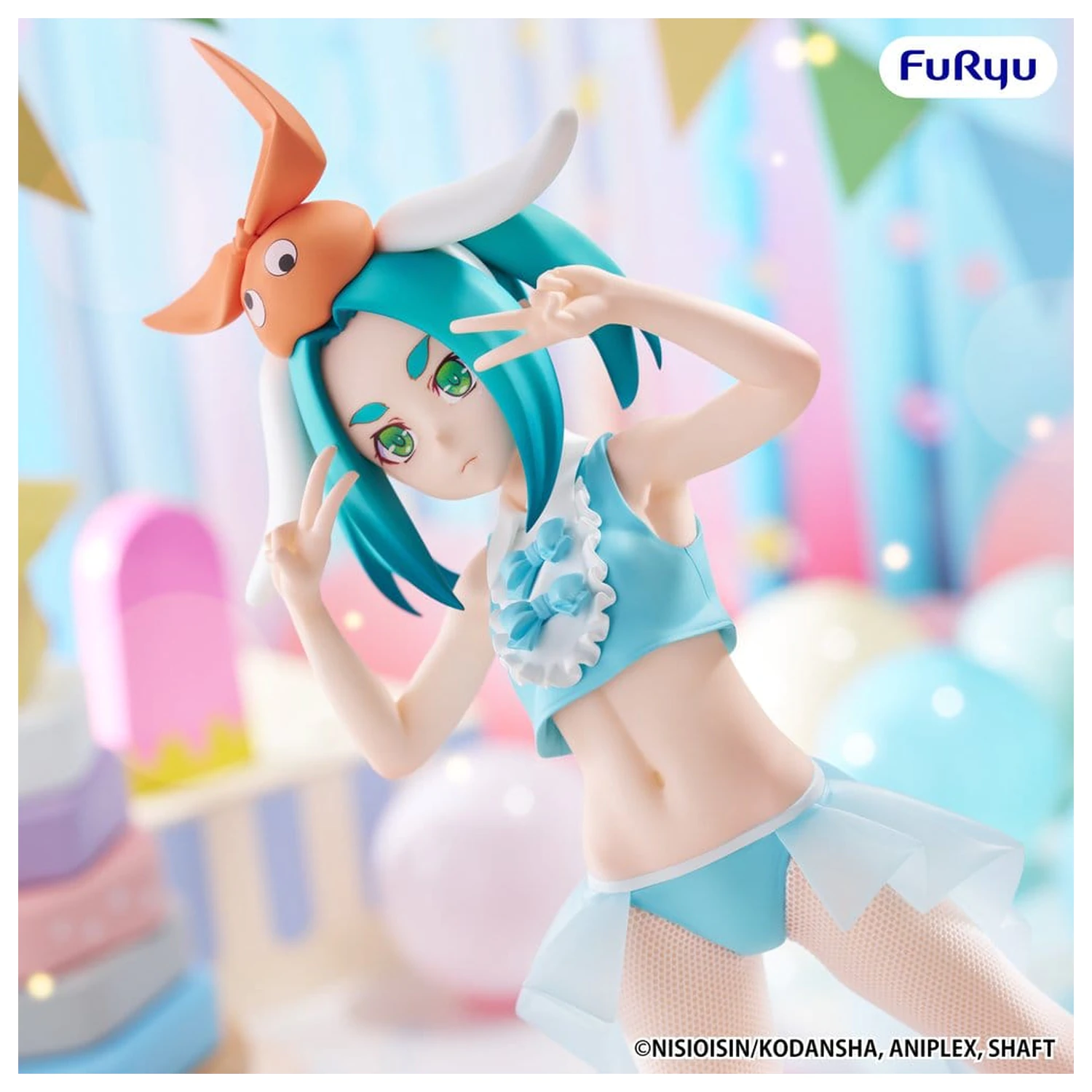 Monogatari Series BiCute Bunnies figura PVC Yotsugi Ononoki 23 cm poza produsului