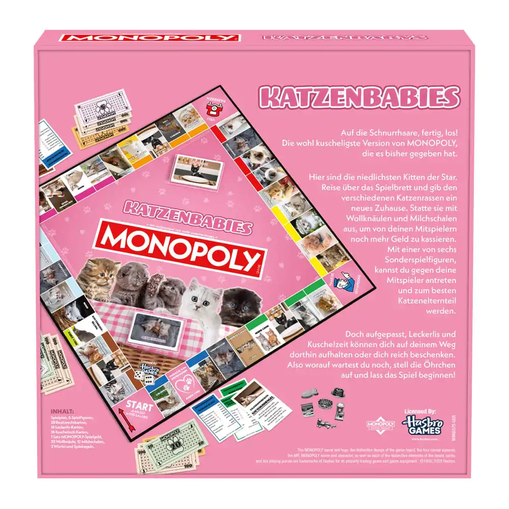 Monopoly joc de societate Katzenbabys Versiune germană poza produsului