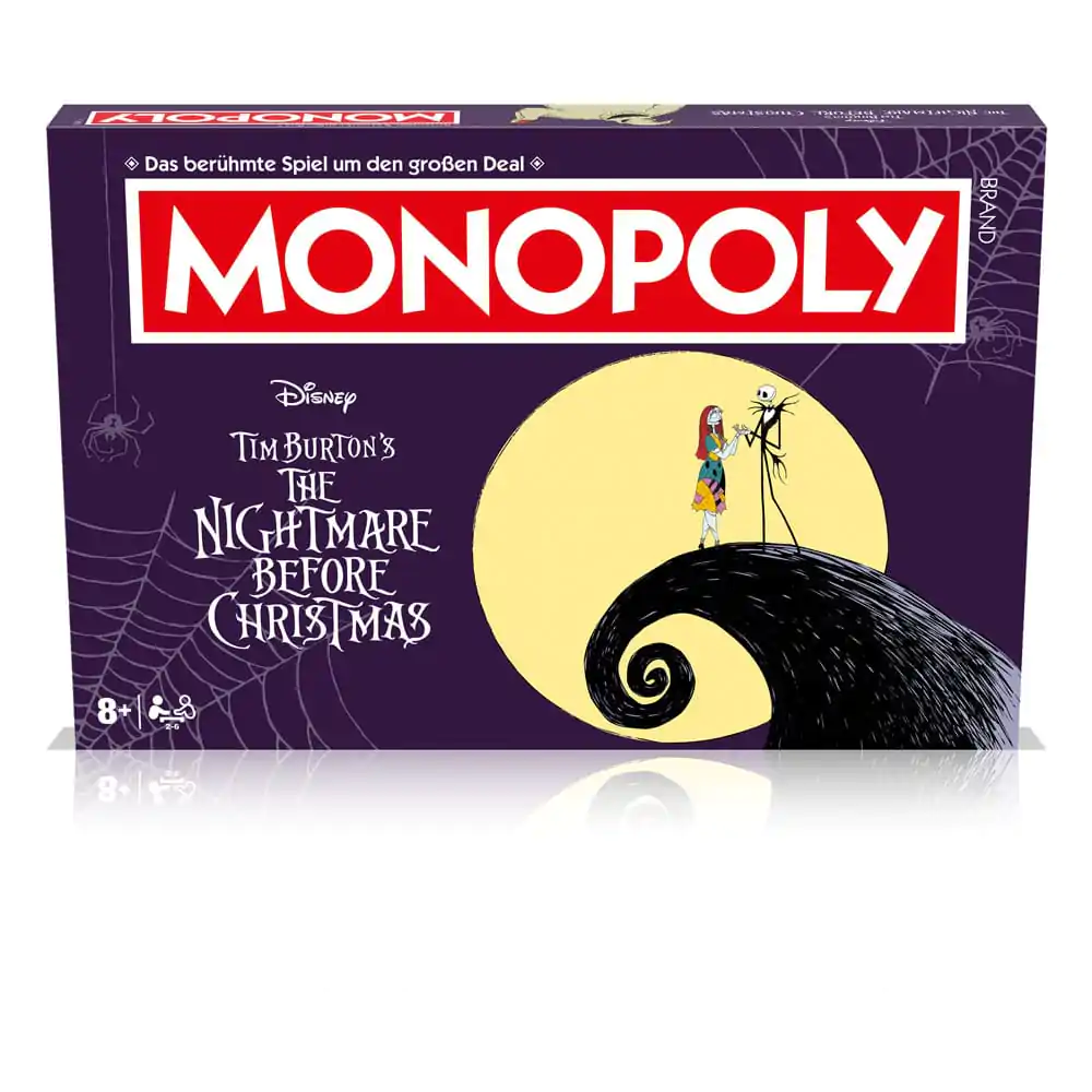 Monopoly Board Game Nightmare Before Christmas Versiunea în germană poza produsului