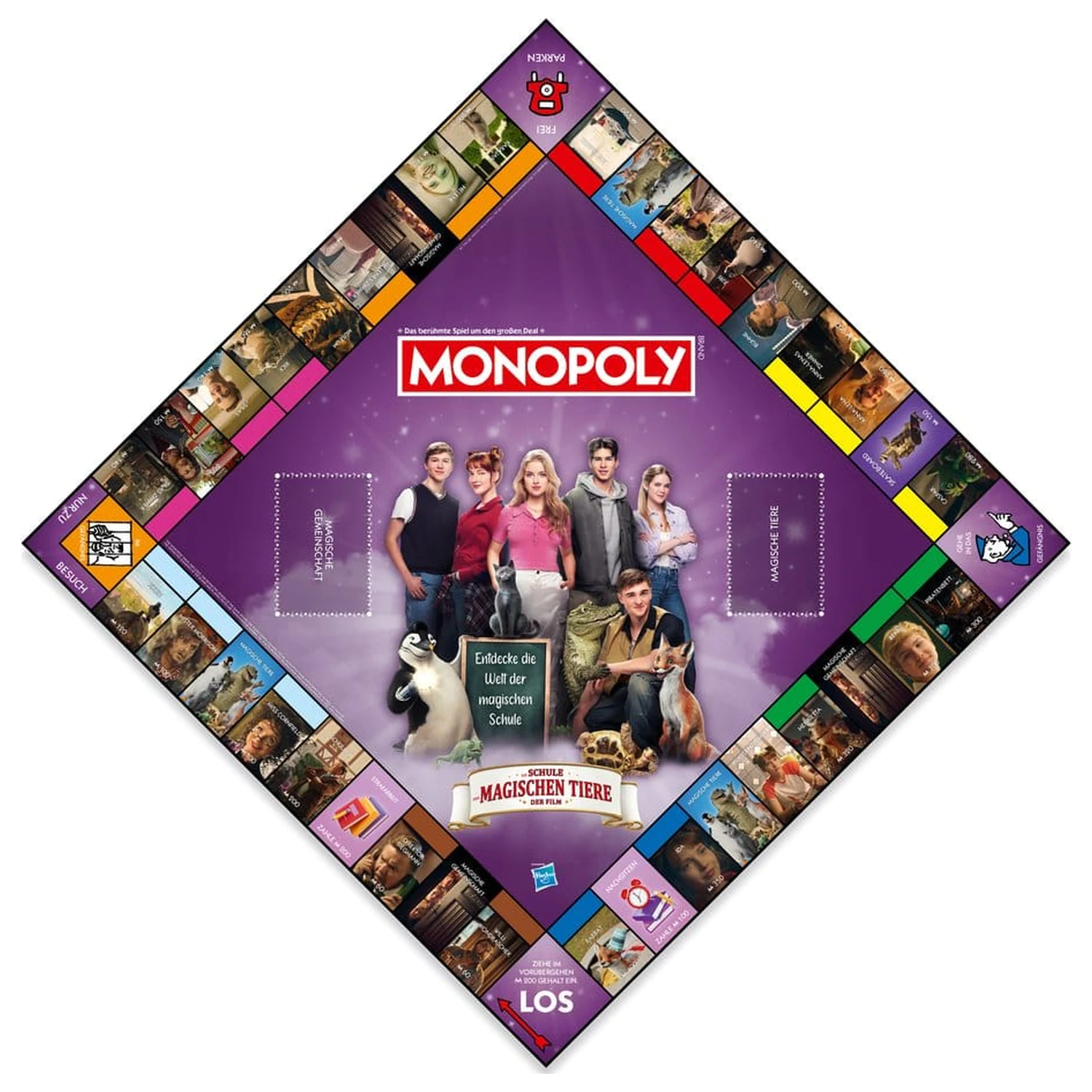 Monopoly Board Game Scoala de Animale Magice *German Version* poza produsului