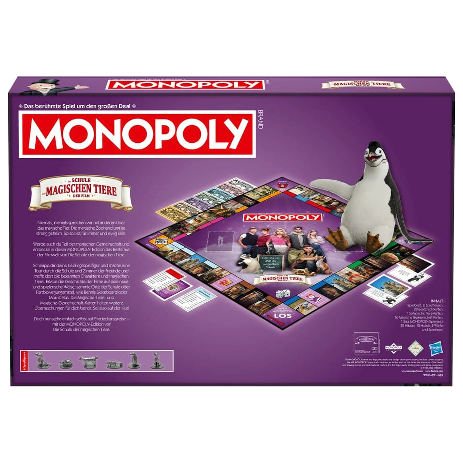 Monopoly Board Game Scoala de Animale Magice *German Version* poza produsului