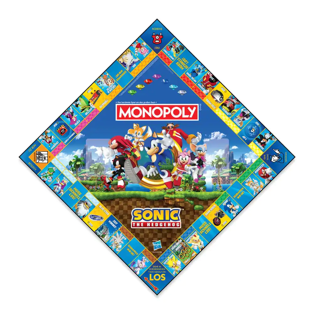 Monopoly Joc de societate Sonic the Hedgehog *German Version* poza produsului