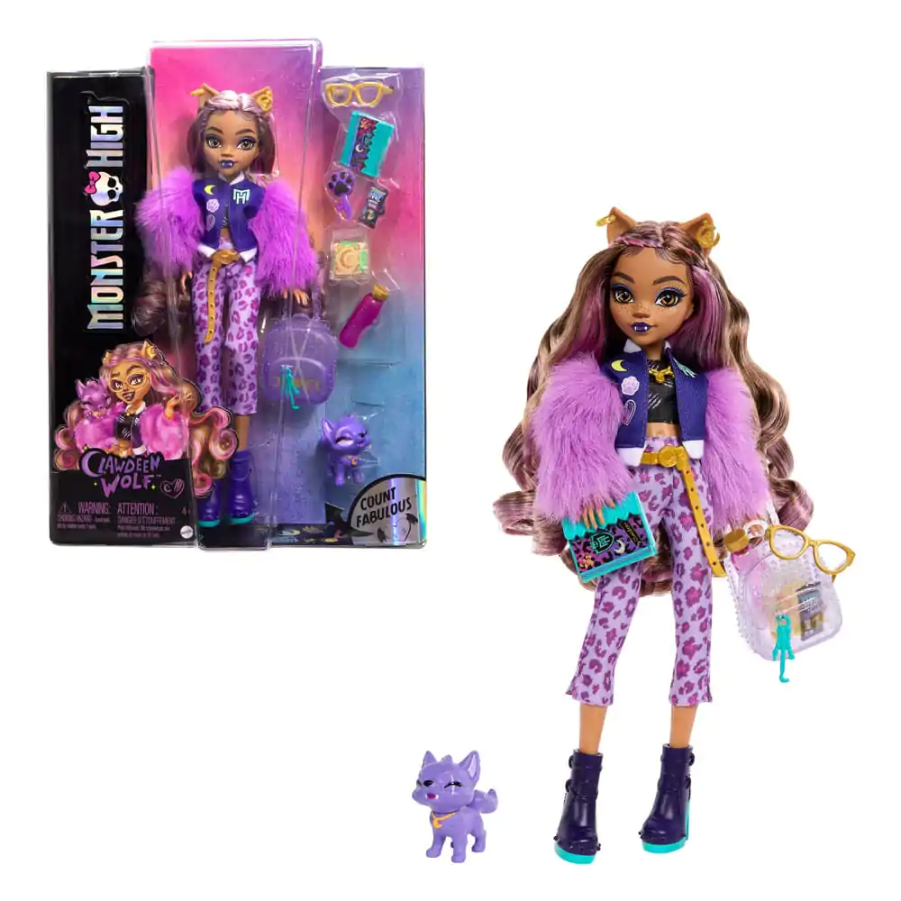 Monster High Păpușă Clawdeen Wolf 25 cm poza produsului