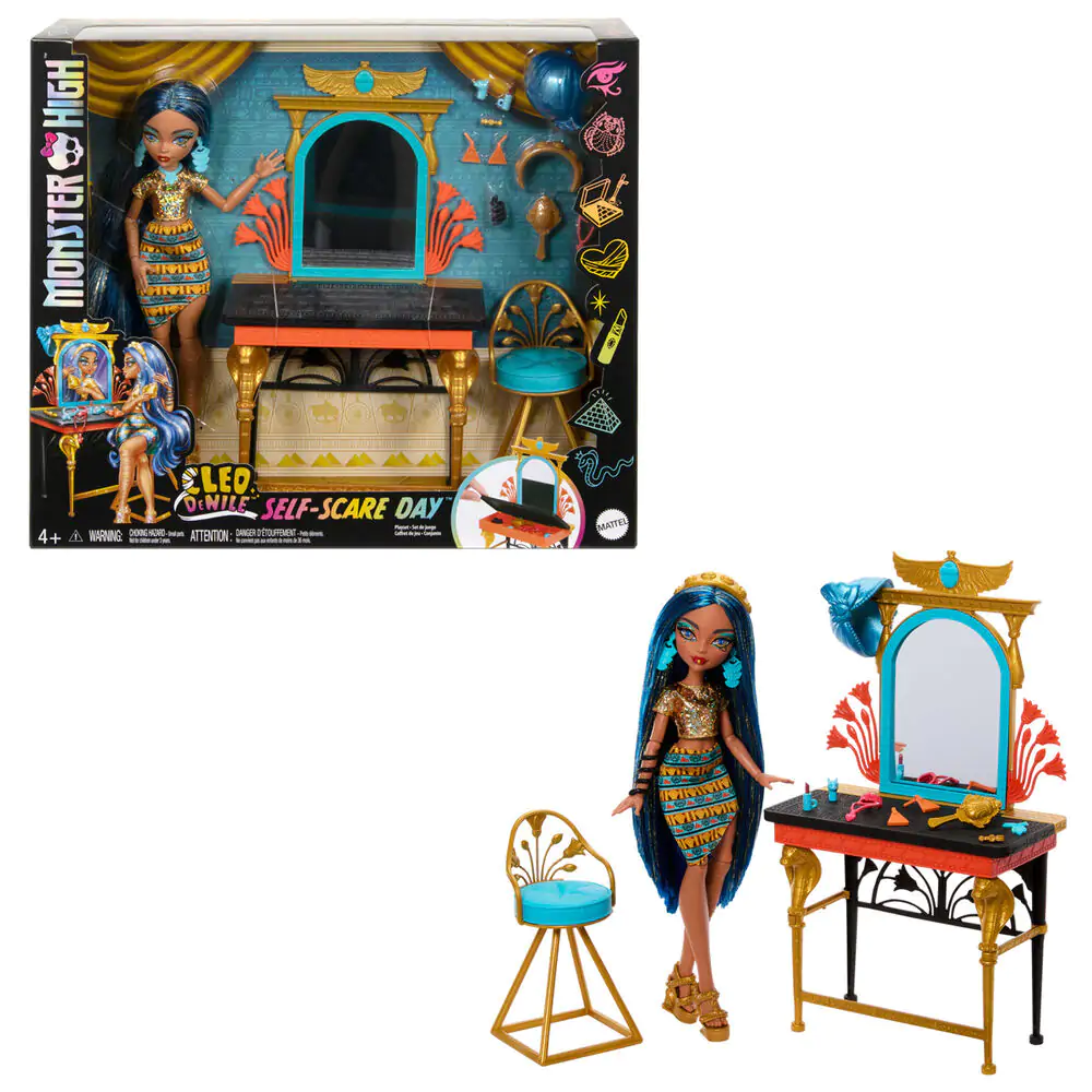 Monster High Cleo de Nile with dressing table păpușă poza produsului