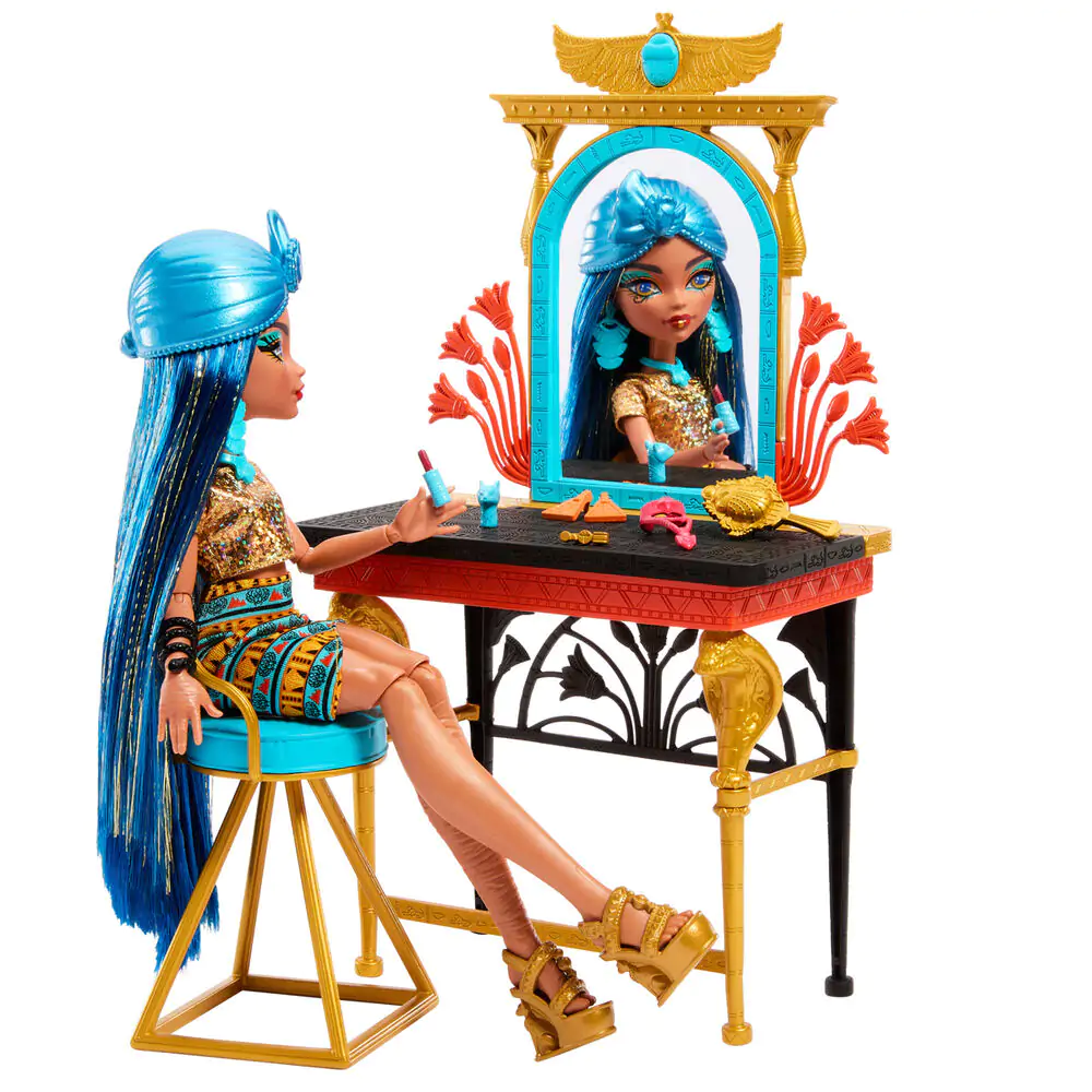 Monster High Cleo de Nile with dressing table păpușă poza produsului