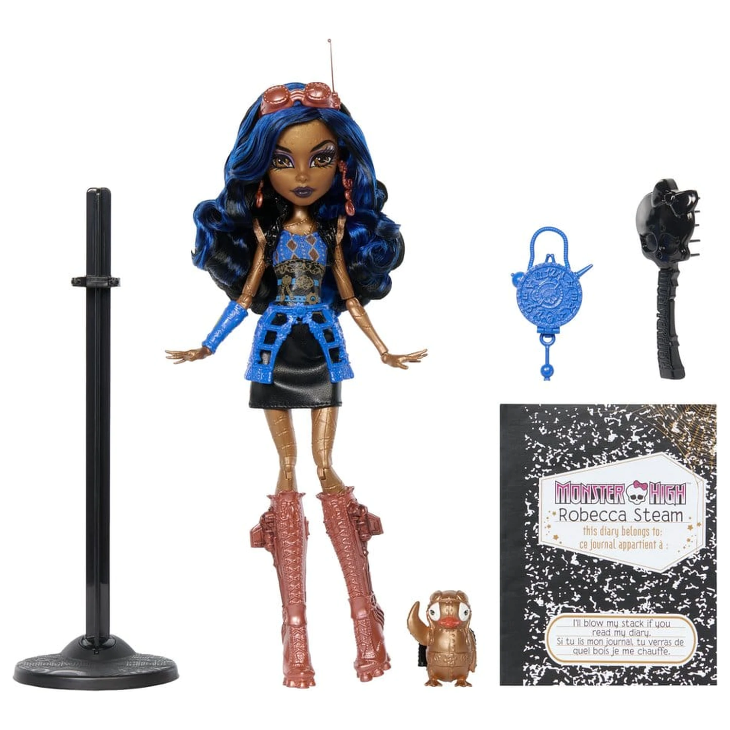 Păpușă de colecție Monster High Robecca Steam poza produsului