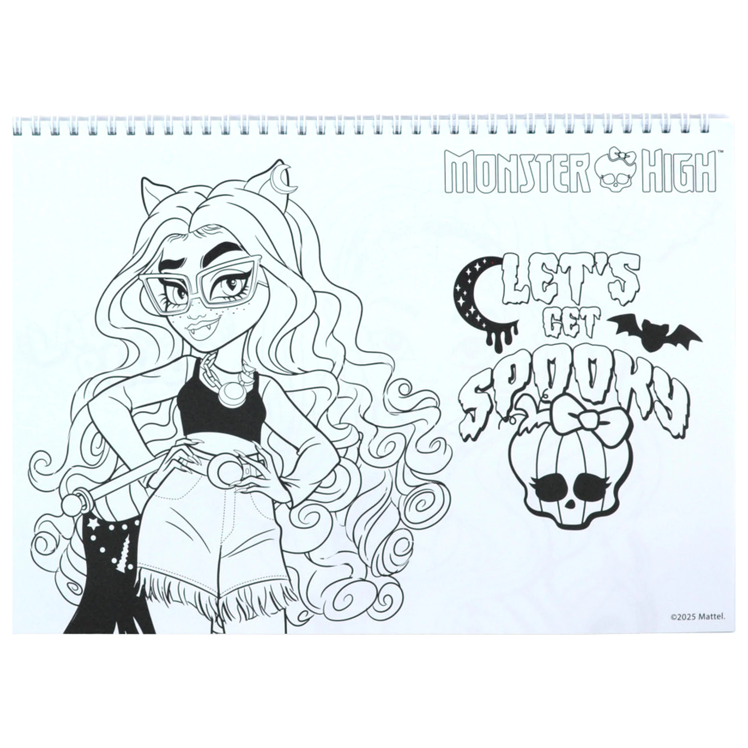 Monster High Crew A4 Bloc de schite spiralat 40 pagini cu autocolante poza produsului