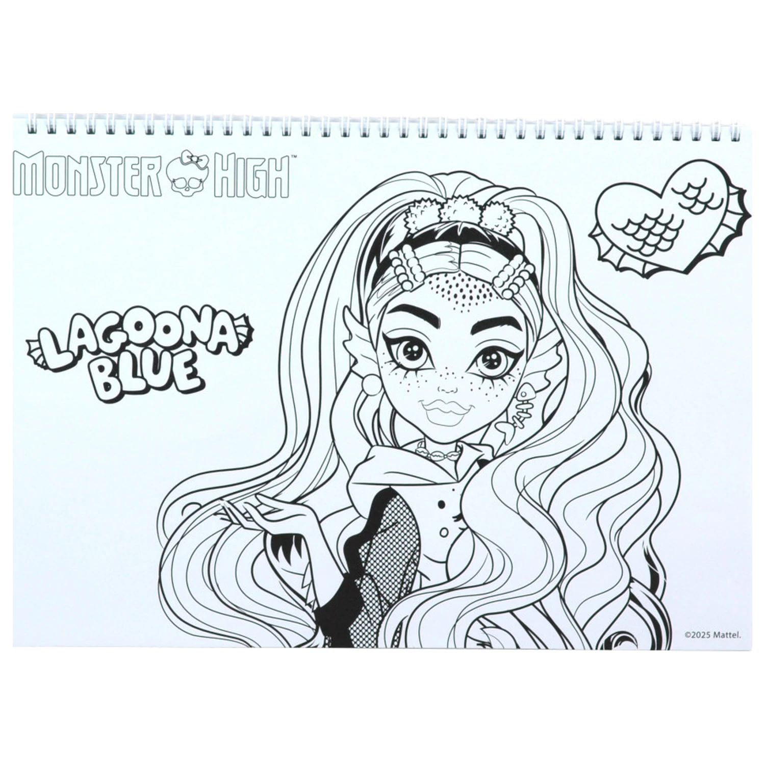 Monster High Crew A4 Bloc de schite spiralat 40 pagini cu autocolante poza produsului