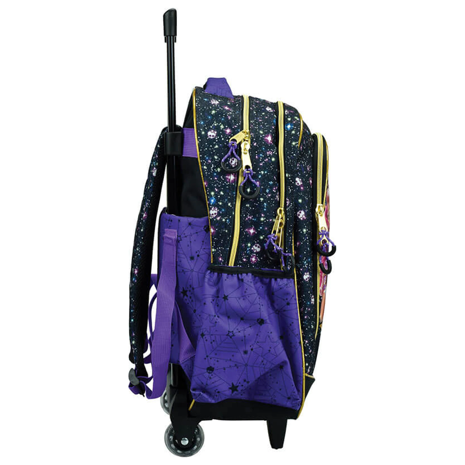 Monster High Crew Ghiozdan rulant de scoala, Geanta 46 cm poza produsului