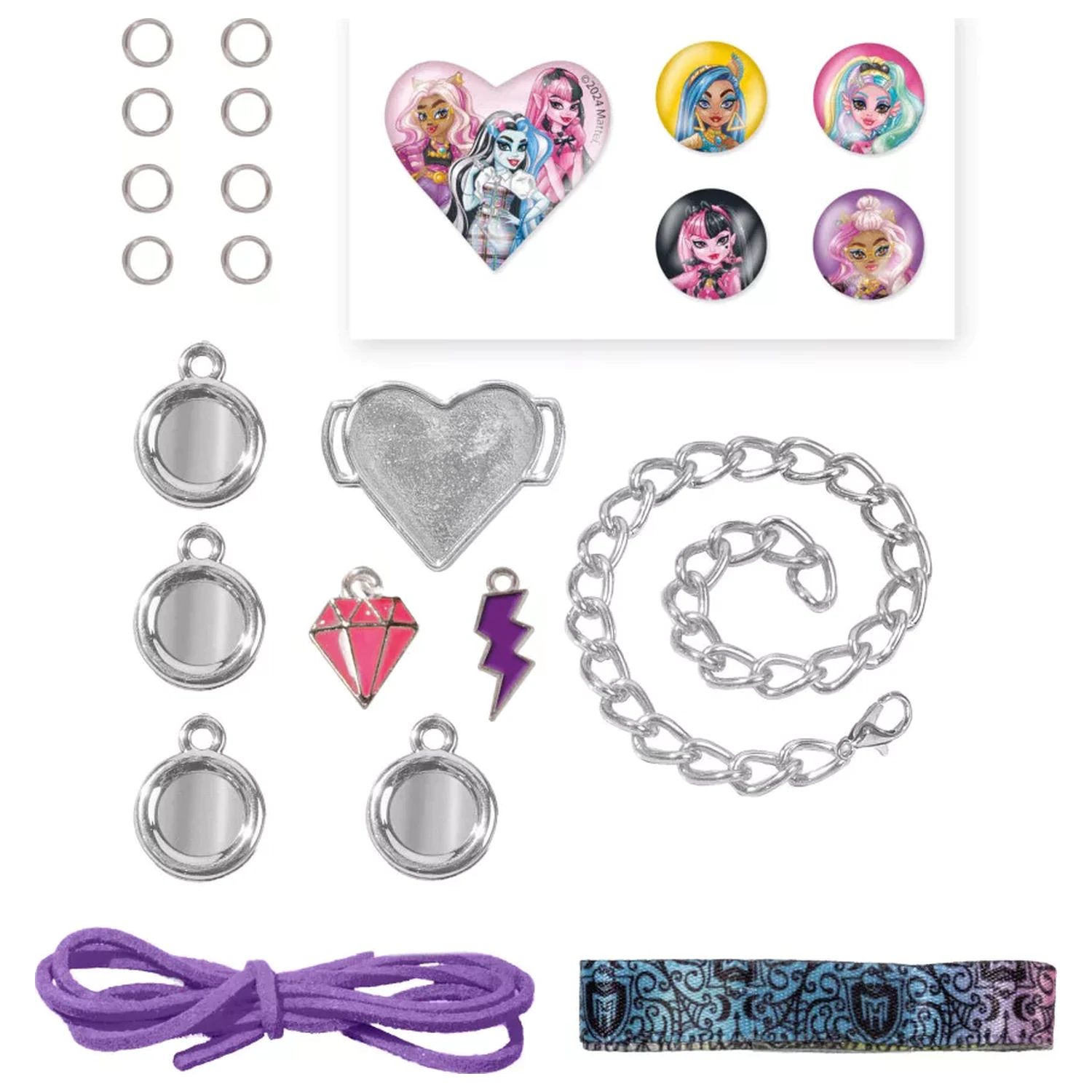 Monster High Dark Charm Set pentru Facut Bratari poza produsului