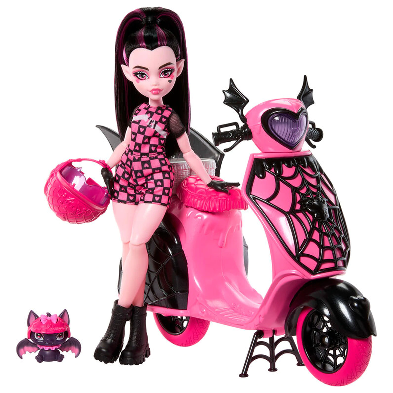 Monster High papusa Draculaura si scuter poza produsului