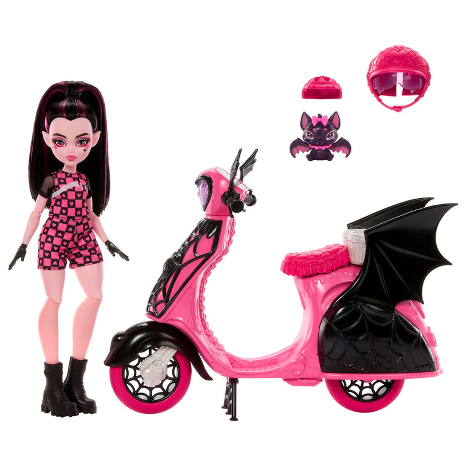Monster High papusa Draculaura si scuter poza produsului